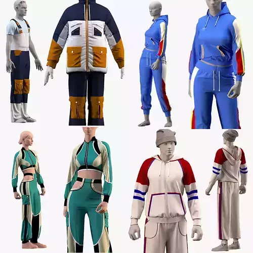4 sportswear collection clothing for men and women 