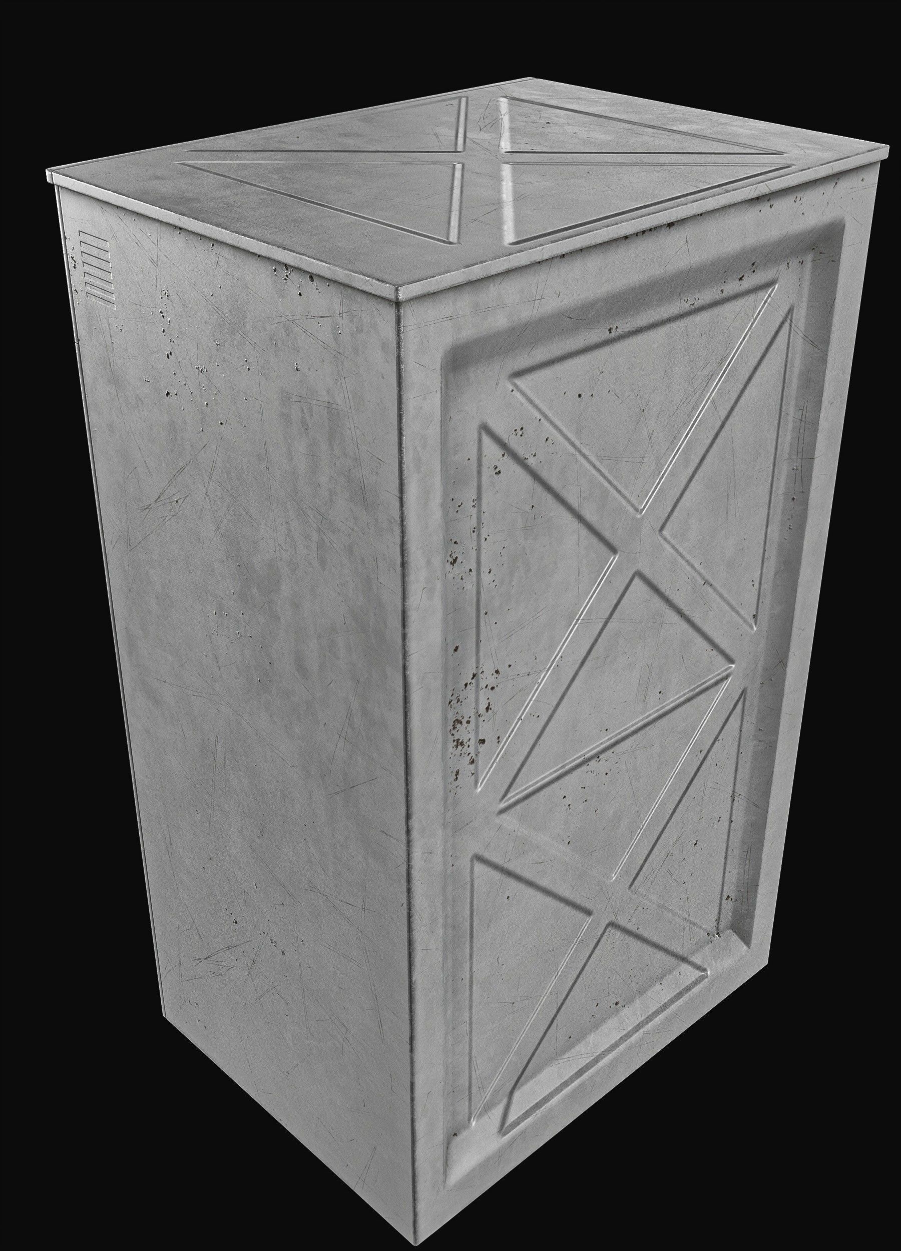 Laundry Washing Machine Low-poly 3D model_13