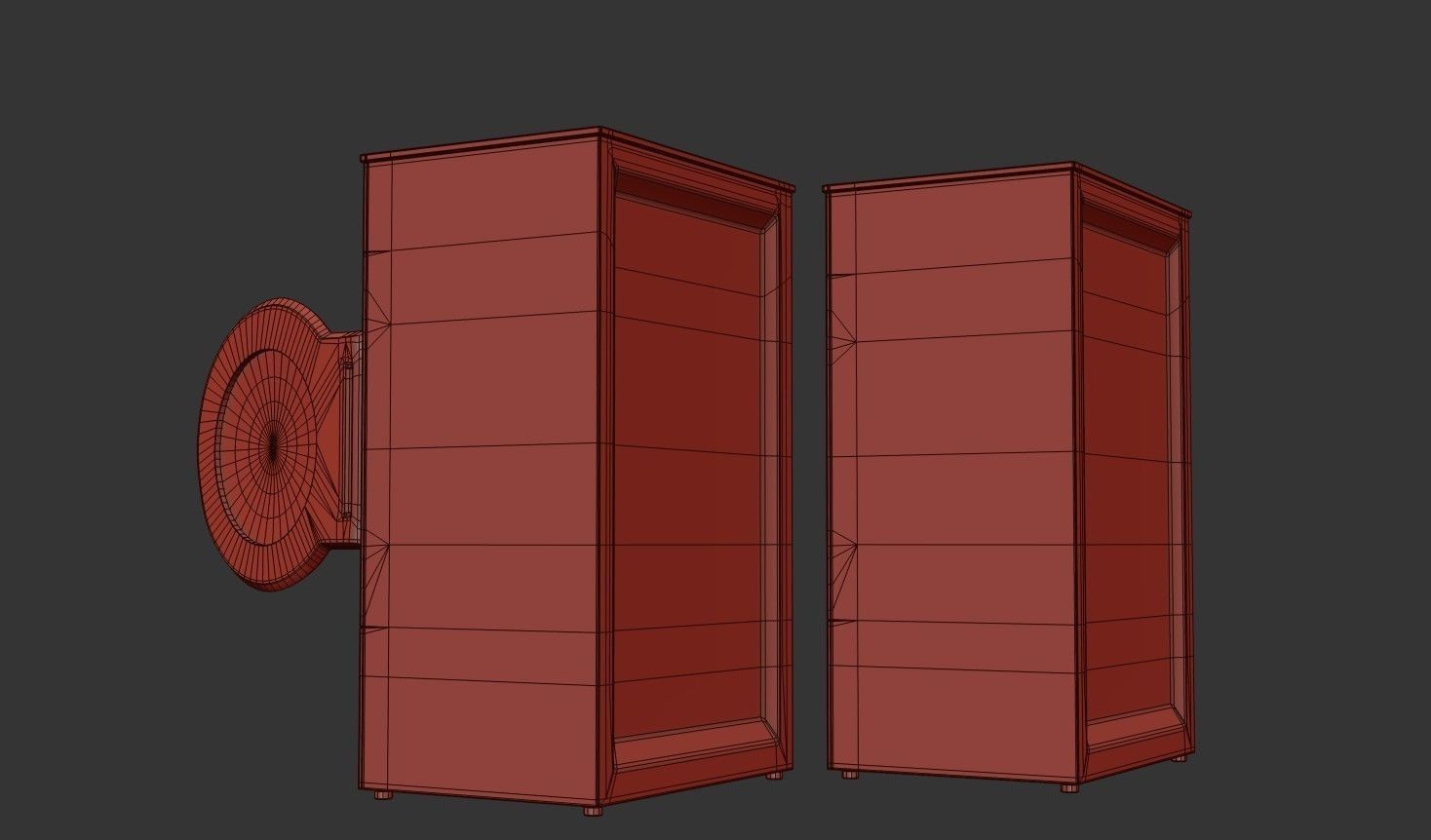 Laundry Washing Machine Low-poly 3D model_20