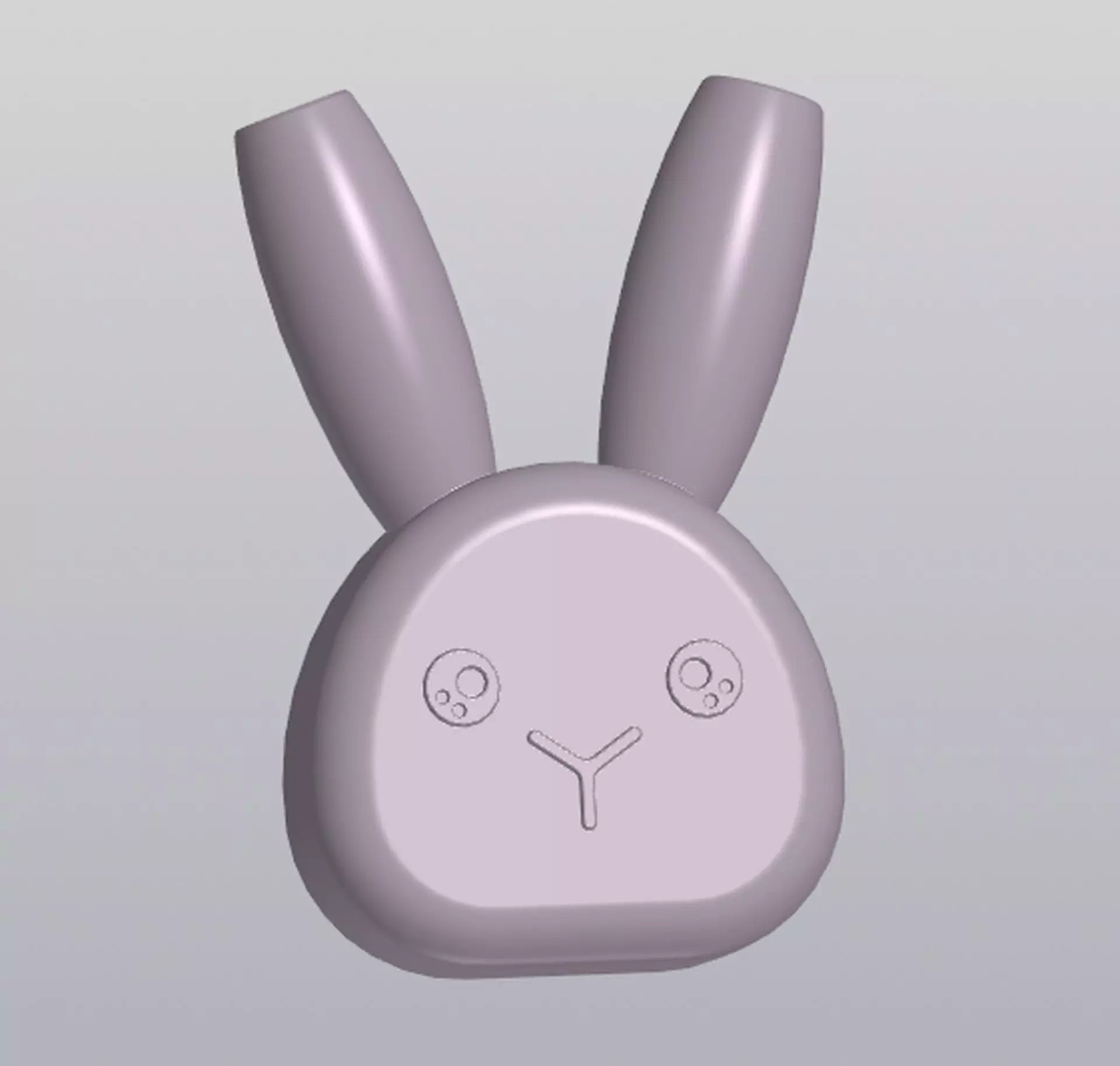 Bunny Penholder 3D print model_0