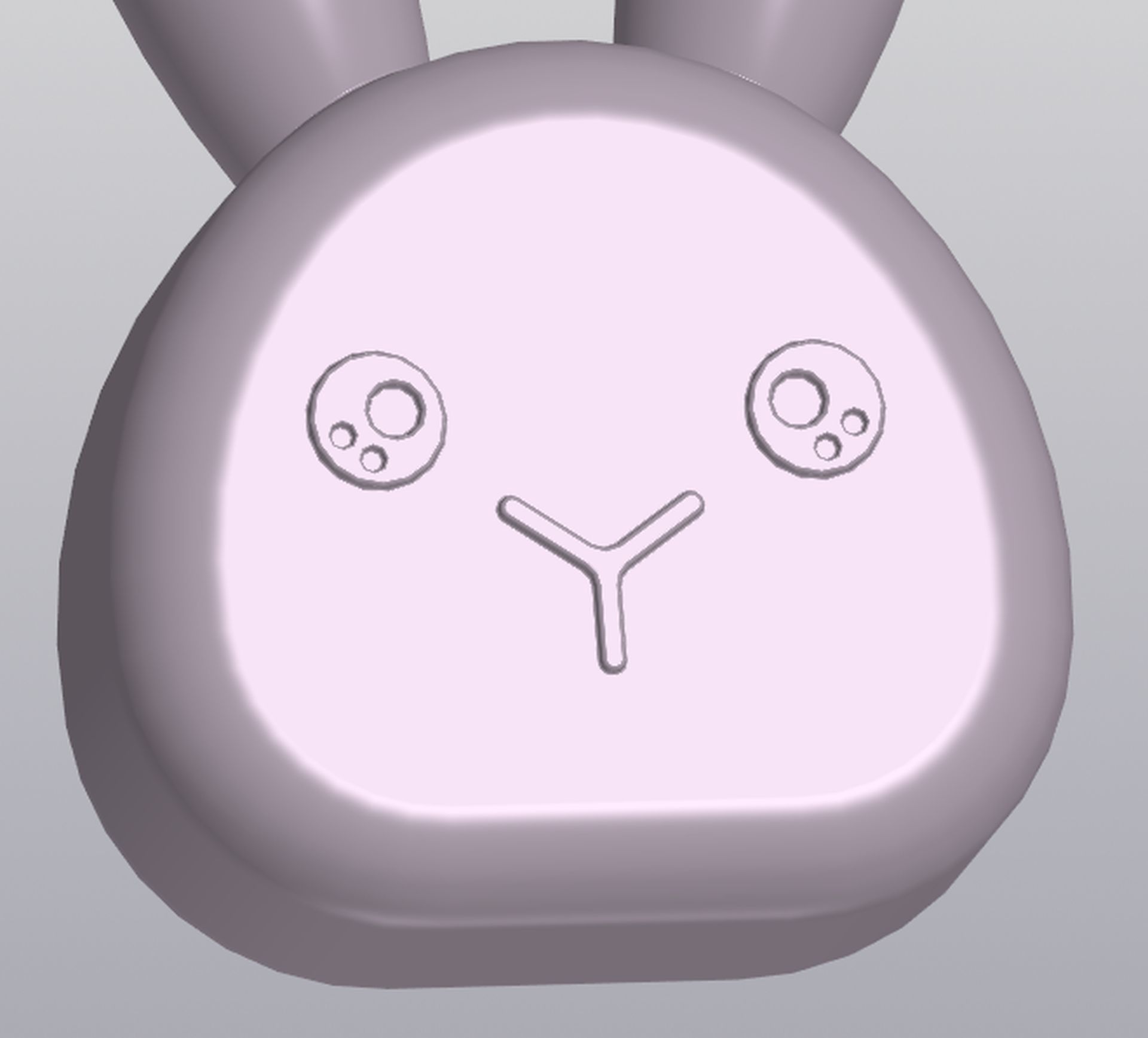Bunny Penholder 3D print model_2