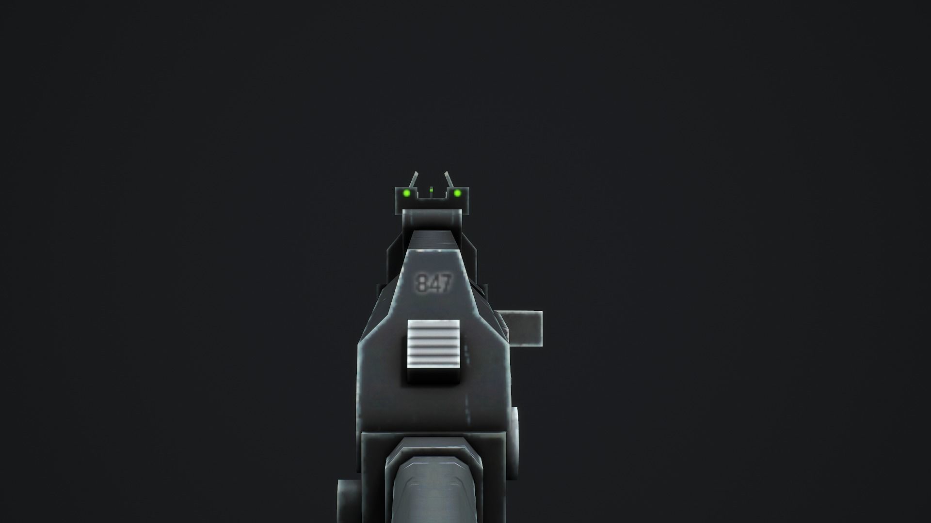 PP-19 Vityaz SMG - Low Poly Game Ready Low-poly 3D model_10