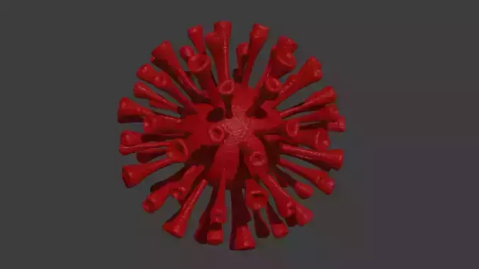 CORONA VIRUS MODEL 3D model