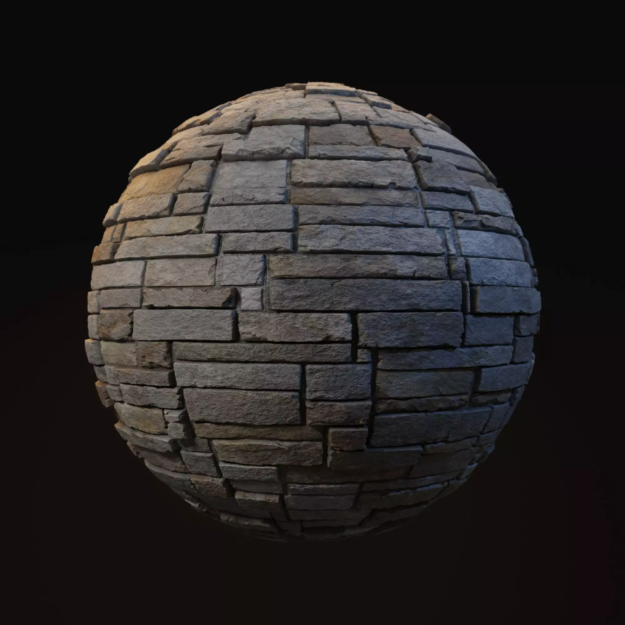 Ohio Gray Cobblestone 8K Textures Texture