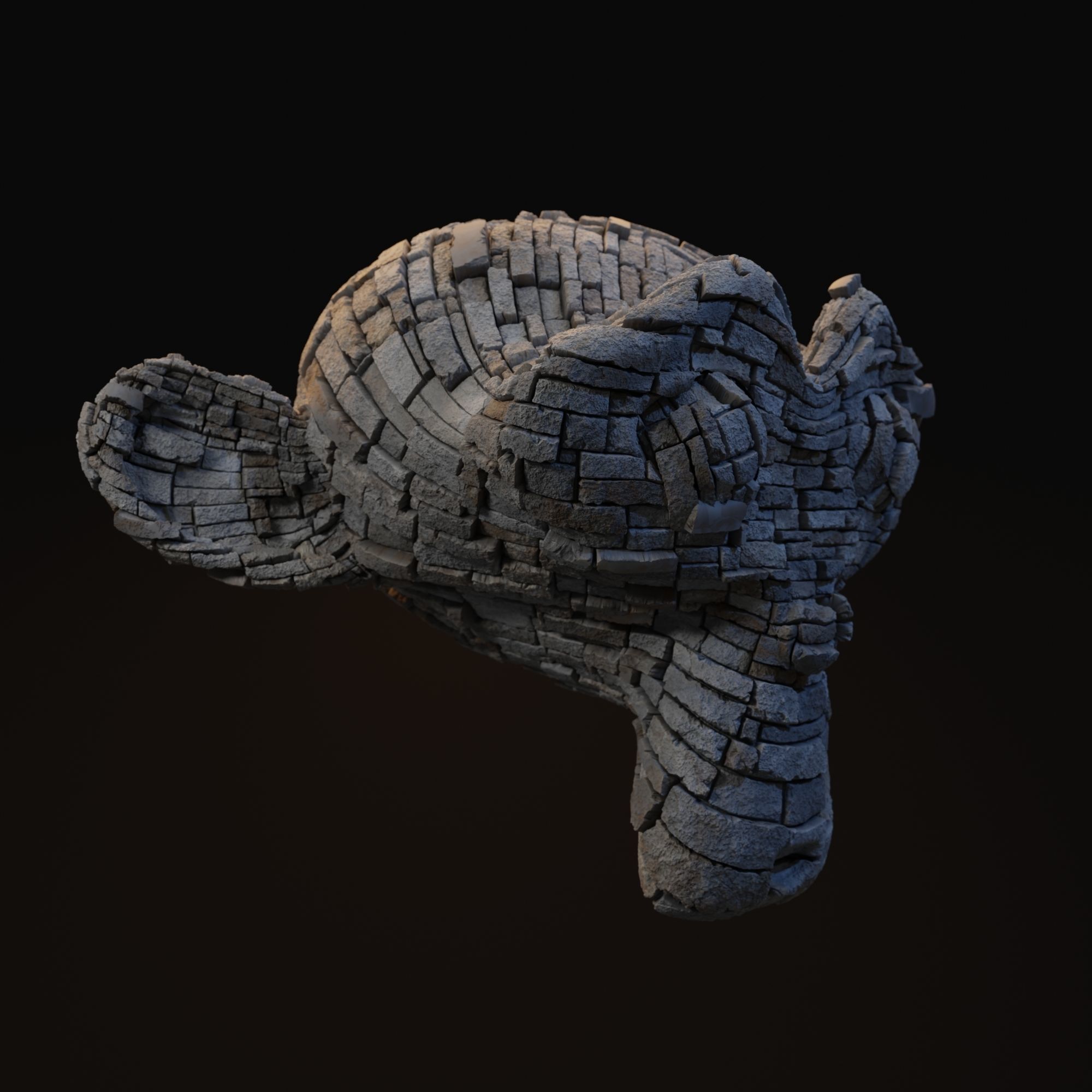 Southern Cream Cobblestone 8K Textures Texture_4