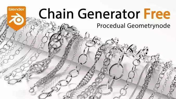 Blender Chain Generator  Free  Free 3D model