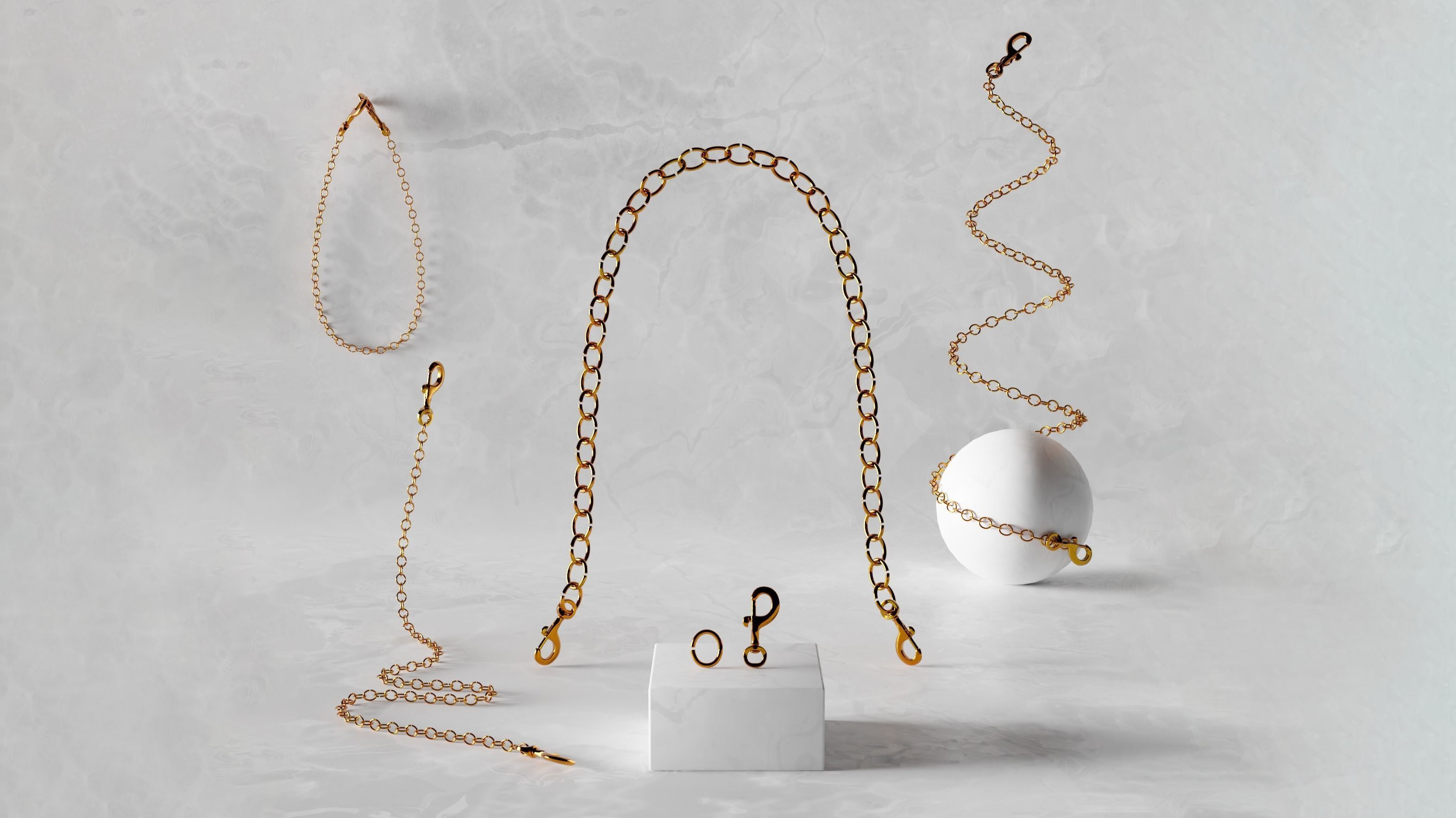 Blender Chain Generator Free Free 3D model_2