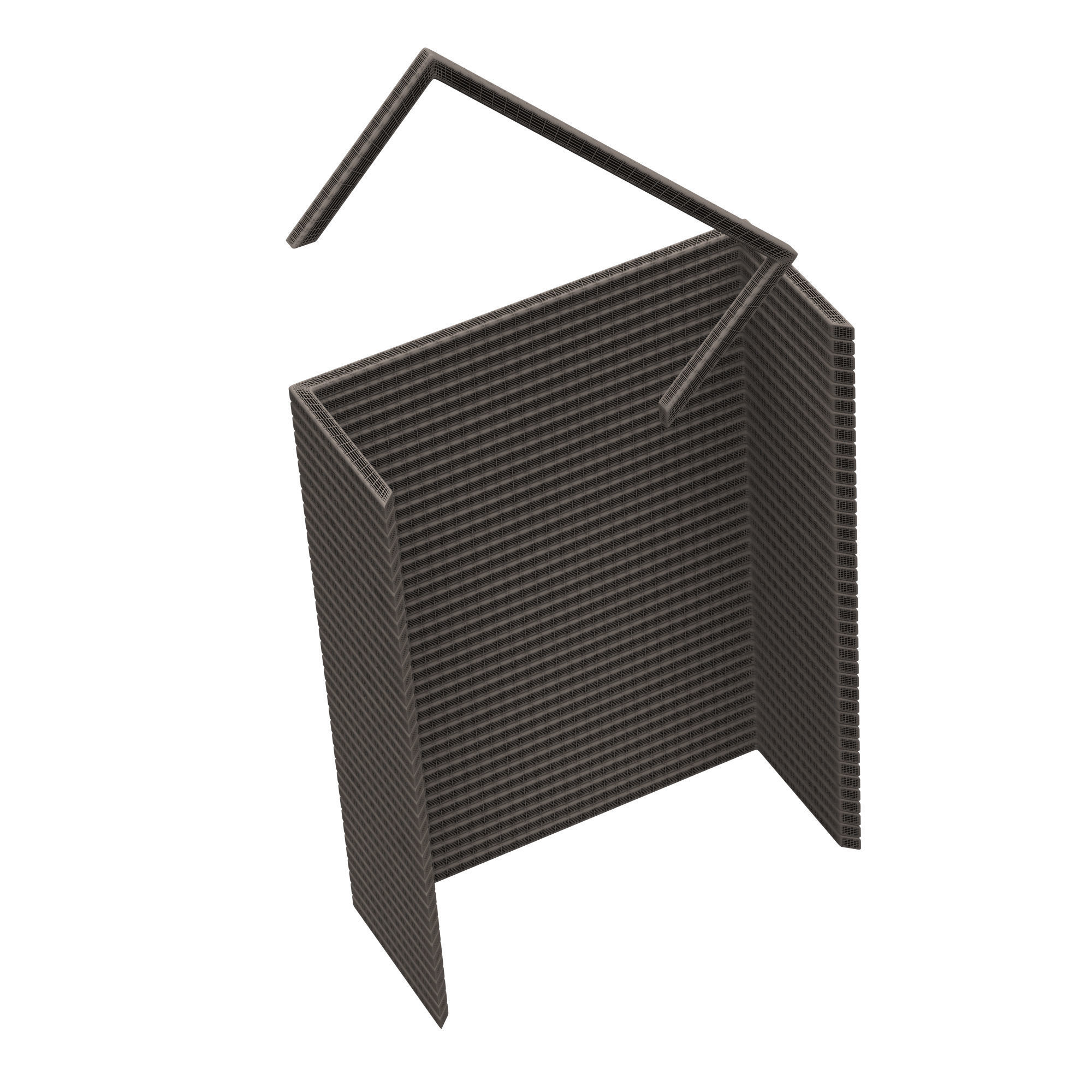Staples 30 pcs Low-poly 3D model_11