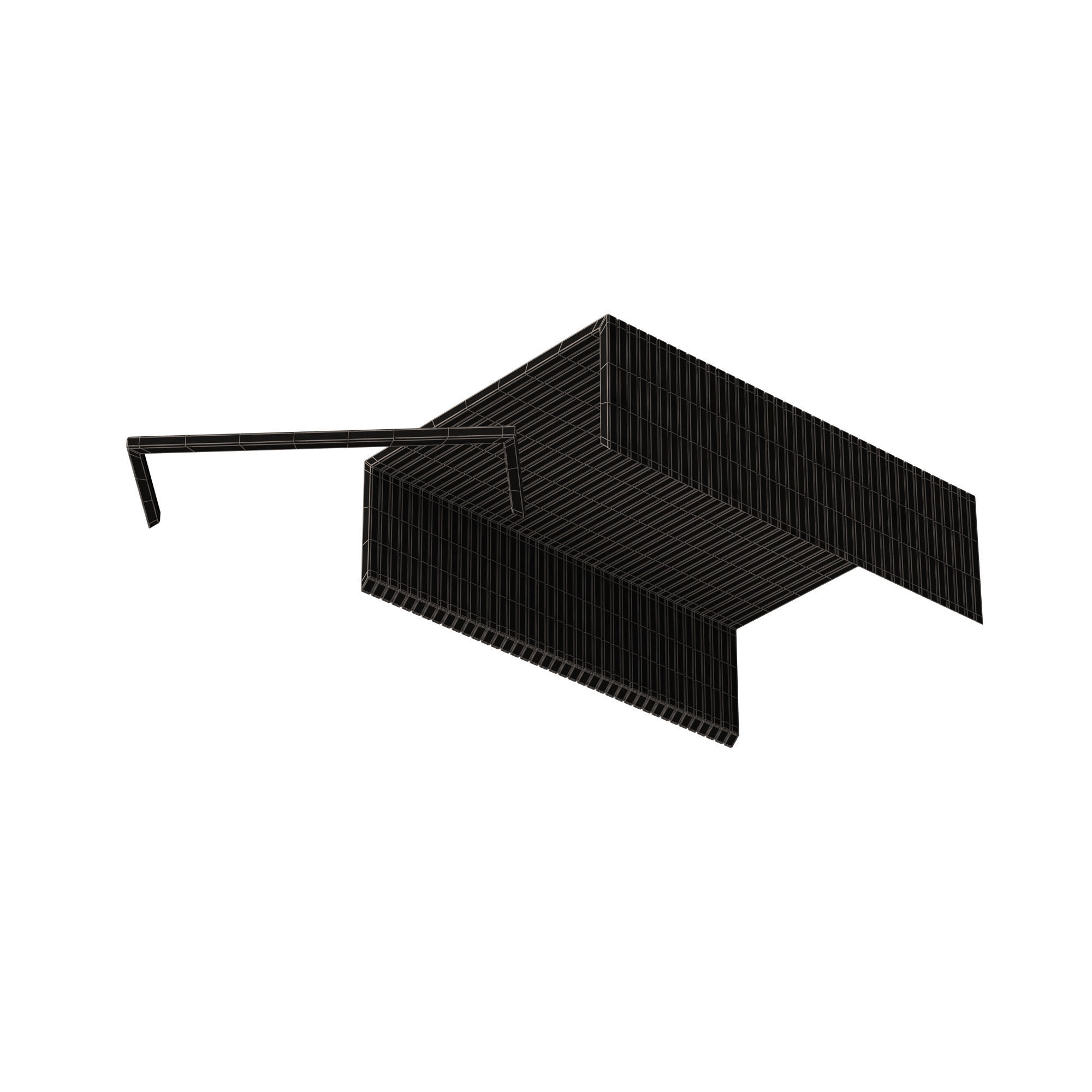 Staples 30 pcs Low-poly 3D model_16