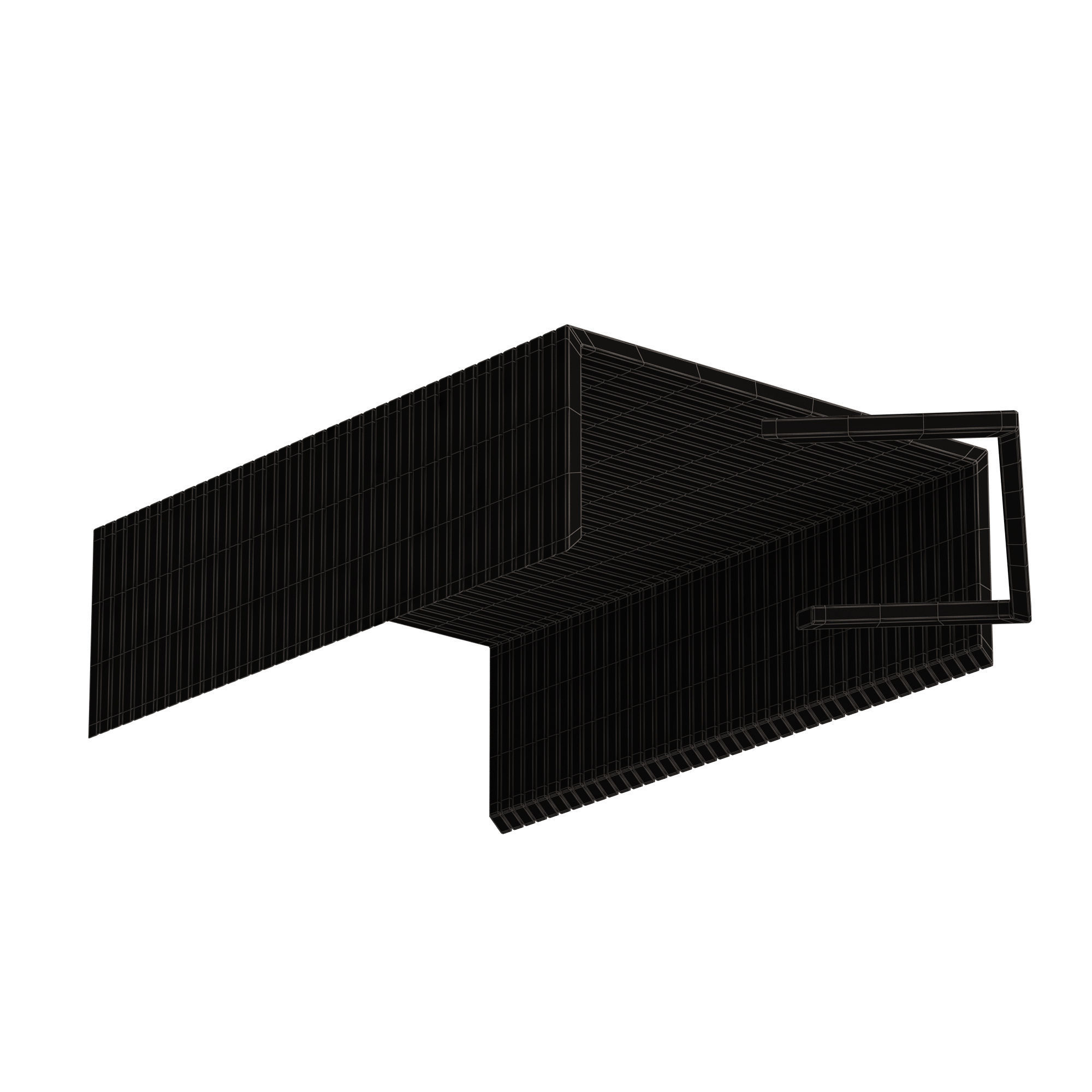 Staples 30 pcs Low-poly 3D model_15