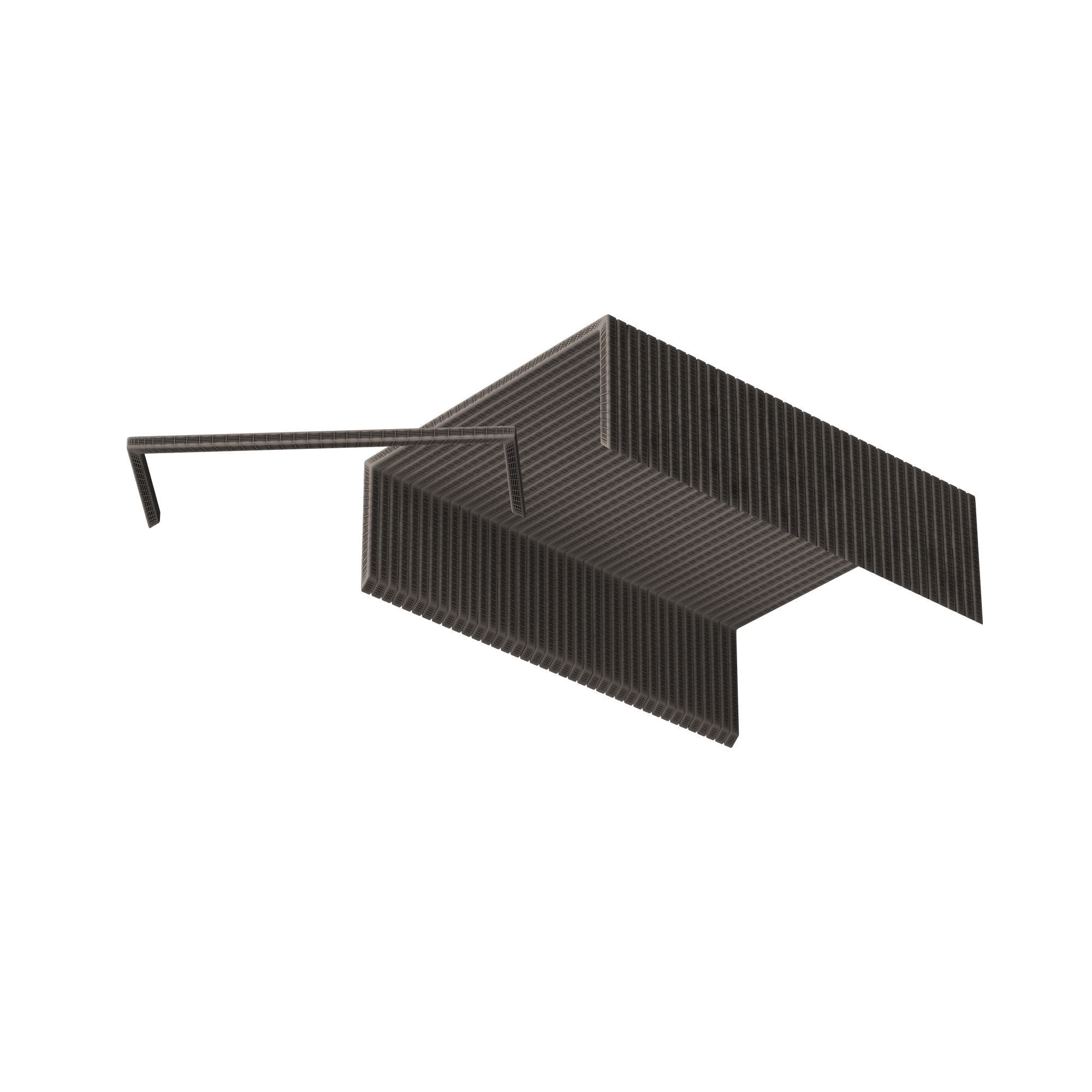 Staples 30 pcs Low-poly 3D model_10