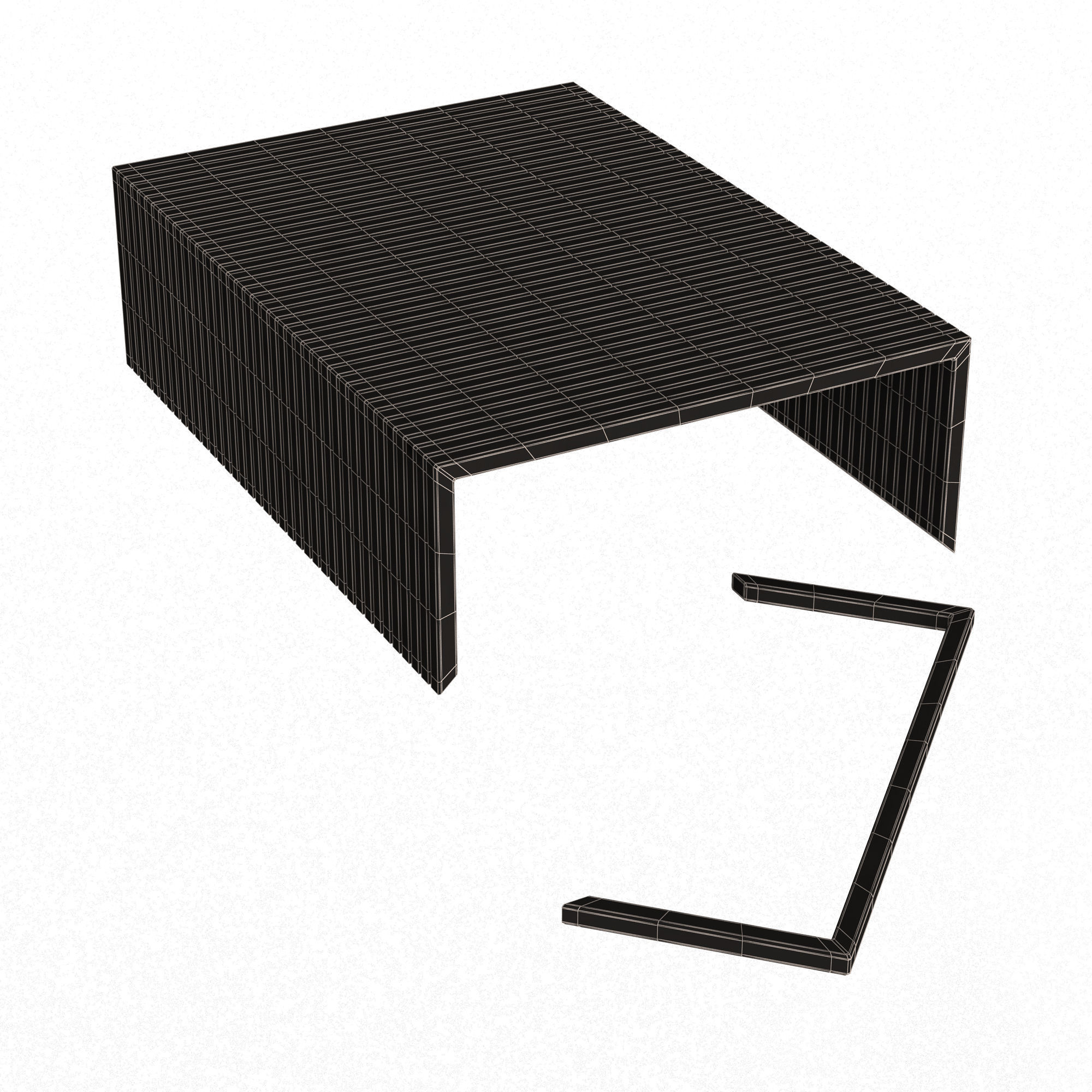 Staples 30 pcs Low-poly 3D model_13