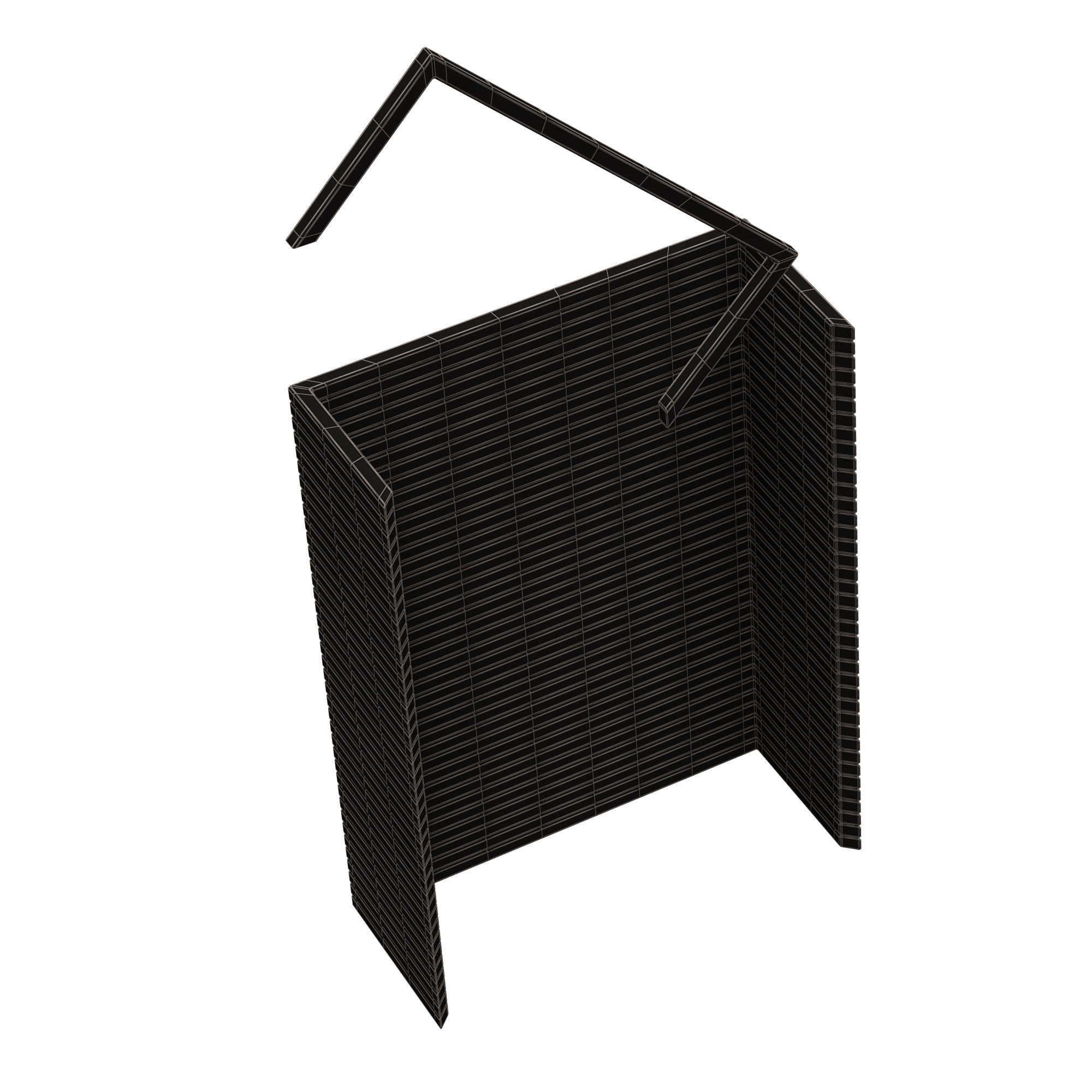 Staples 30 pcs Low-poly 3D model_17
