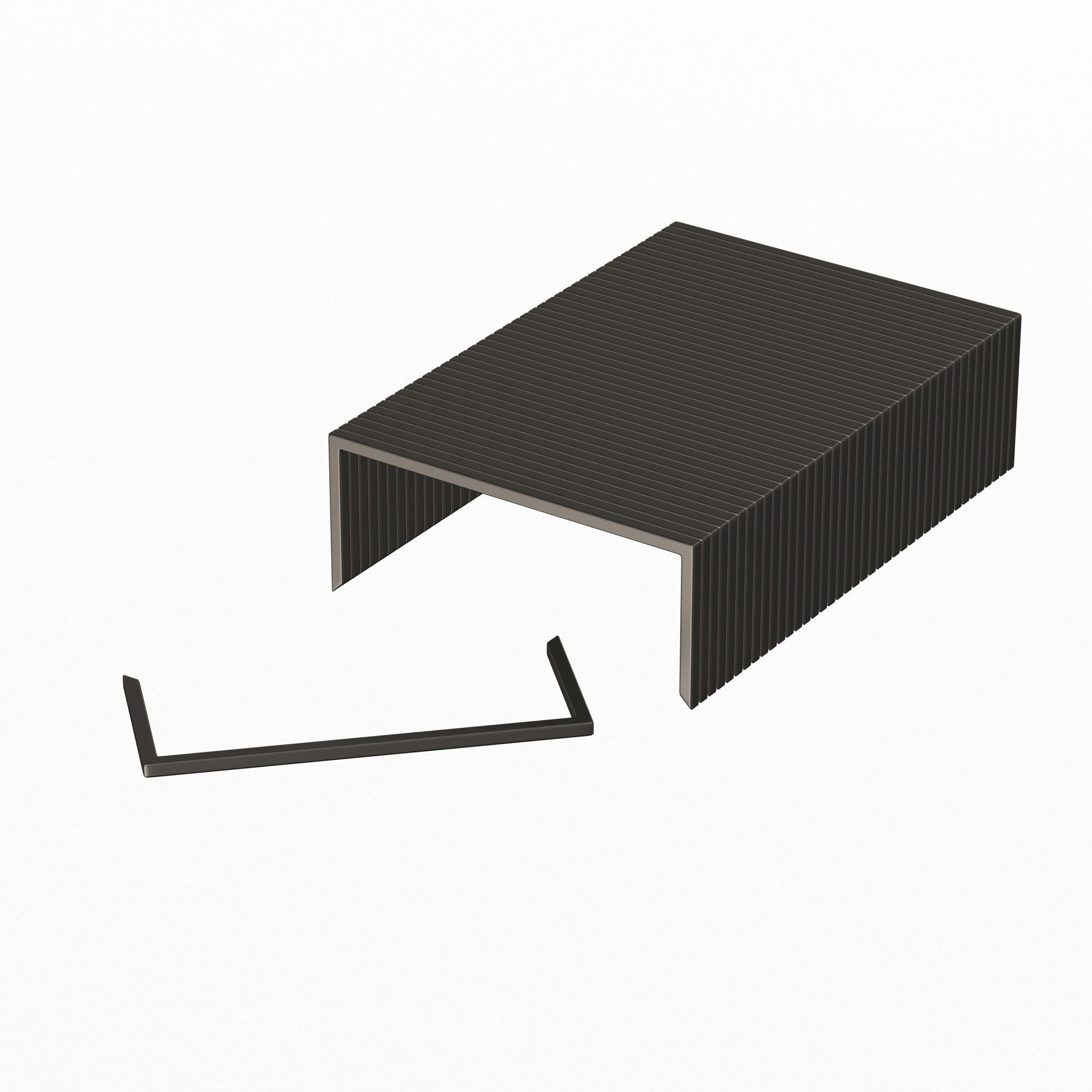 Staples 30 pcs Low-poly 3D model_2