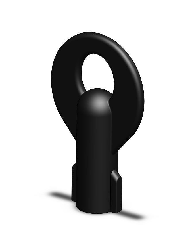 Butterfly socket wrench 3D print model_3