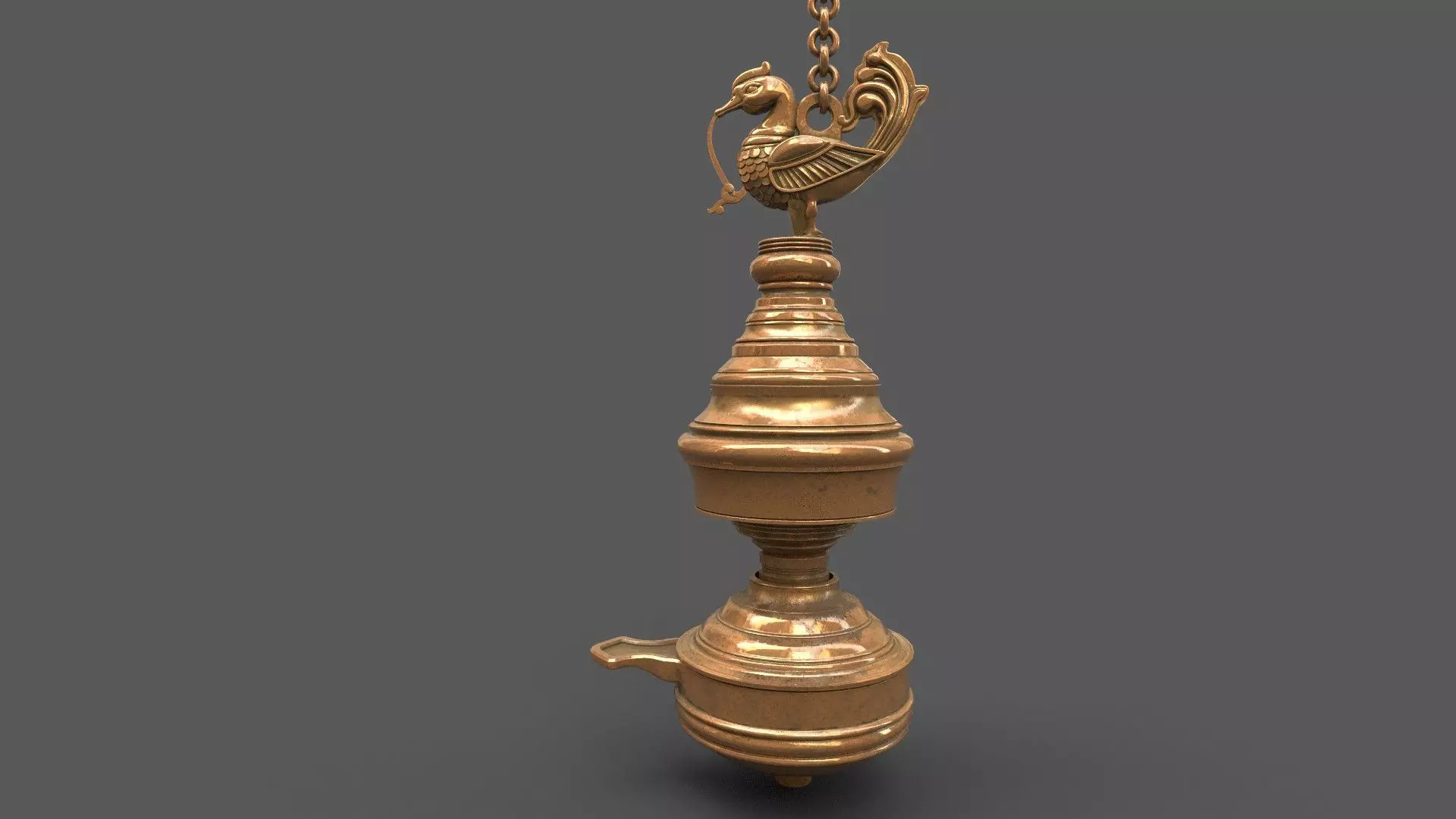 oil lamp 3D model