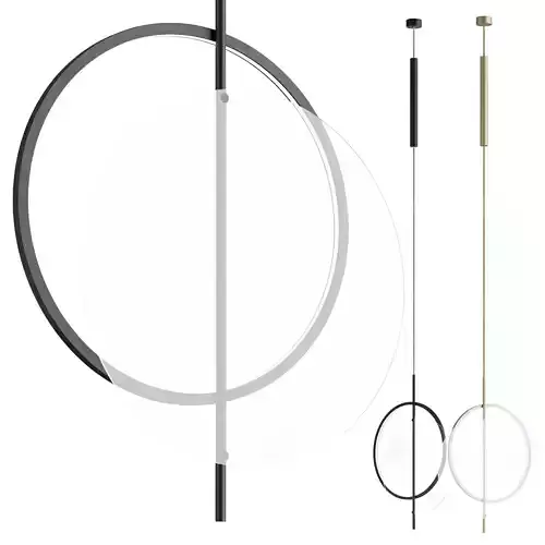 Pendant lamp MID glass 3D model