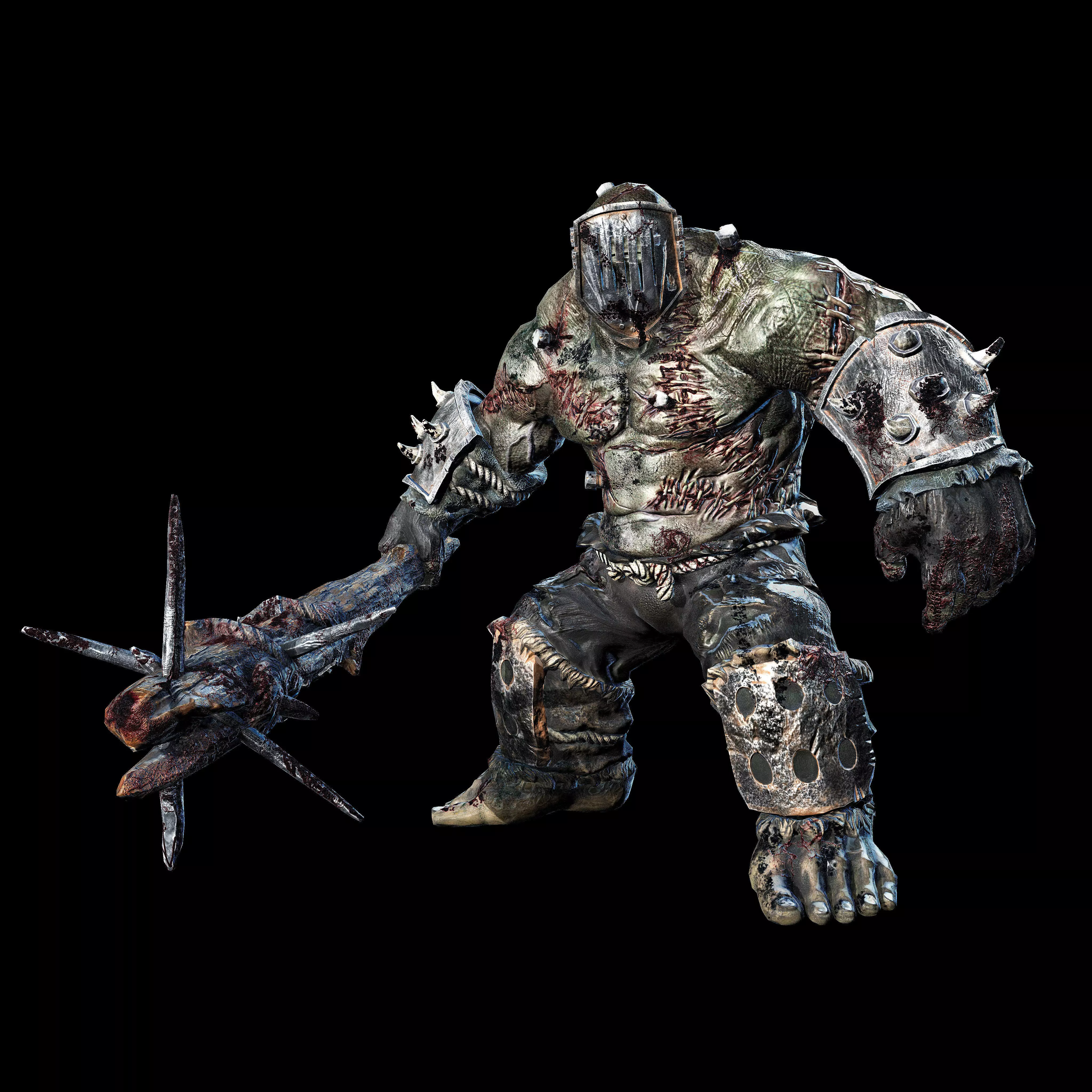 Zombie Monster Free low-poly 3D model