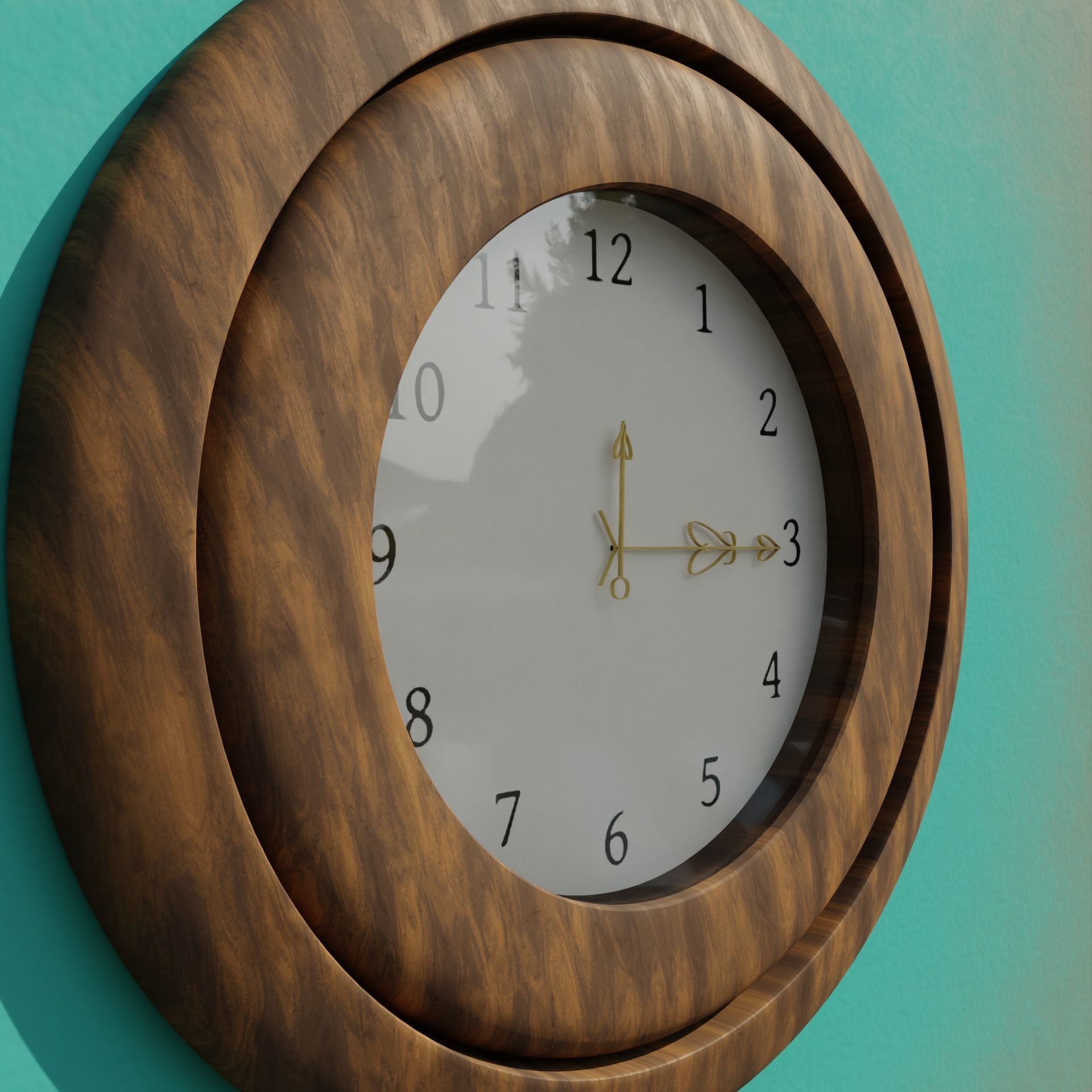 wall clock 3D model_1