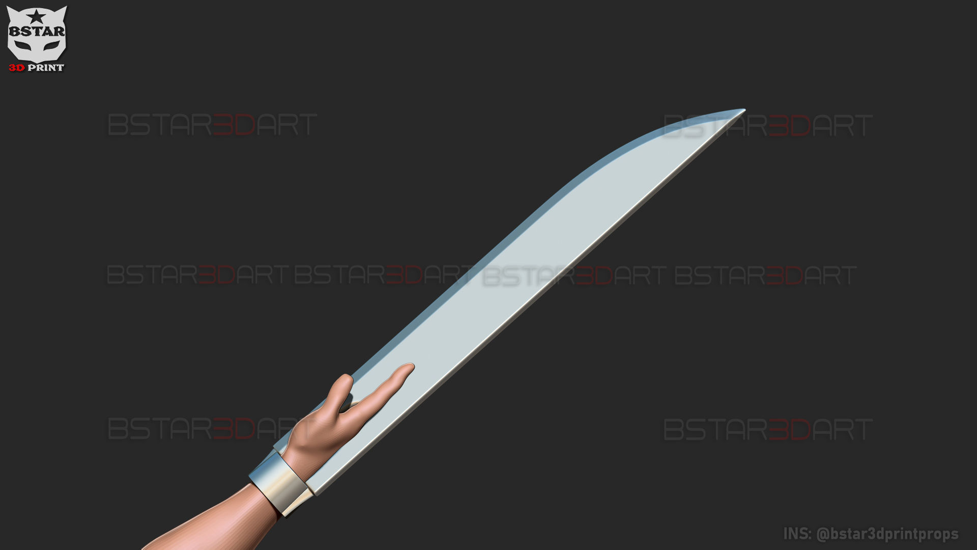 Katana Man Blade Arms - ChainsawMan Cosplay  3D print model_1