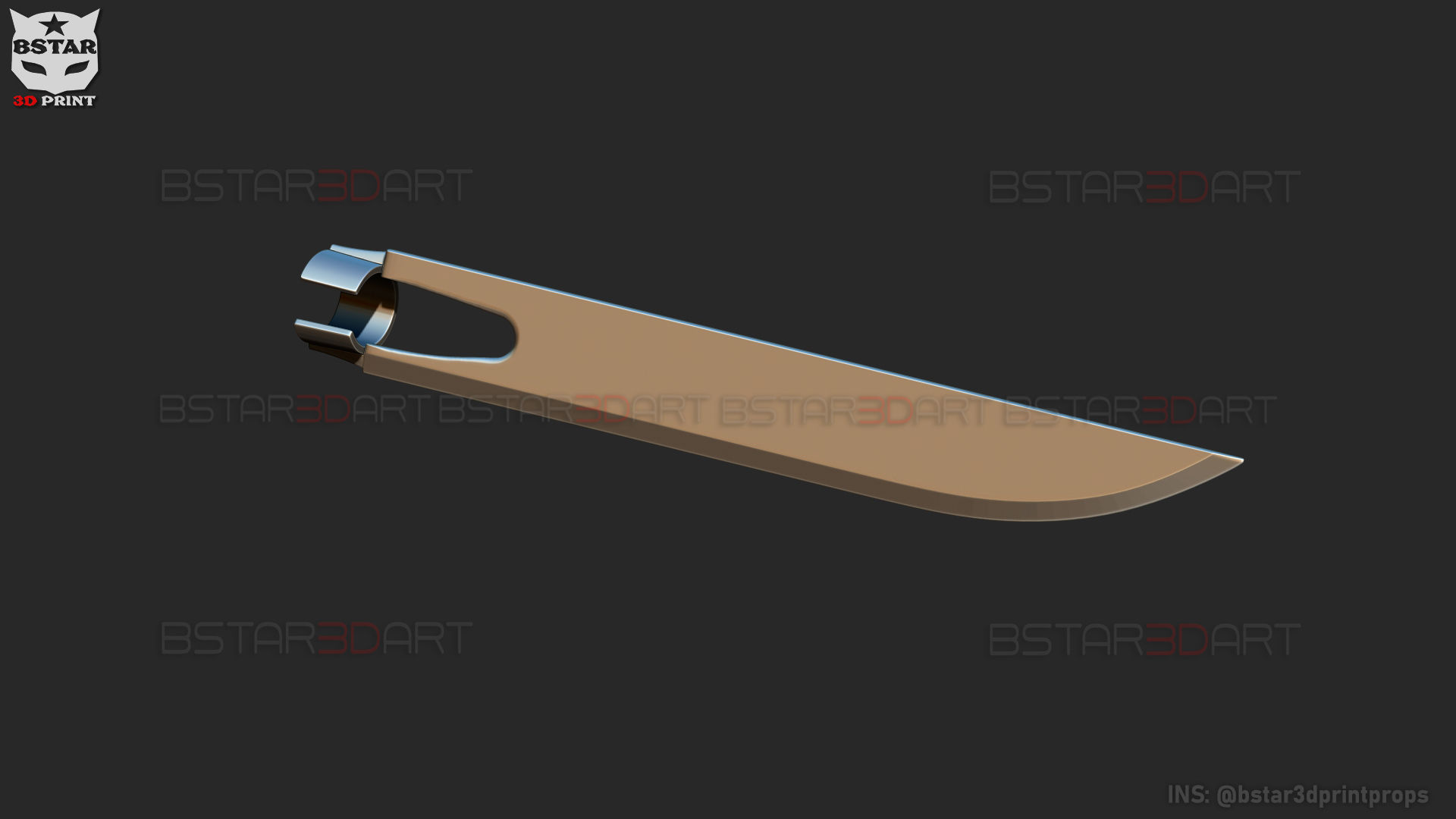 Katana Man Blade Arms - ChainsawMan Cosplay  3D print model_5