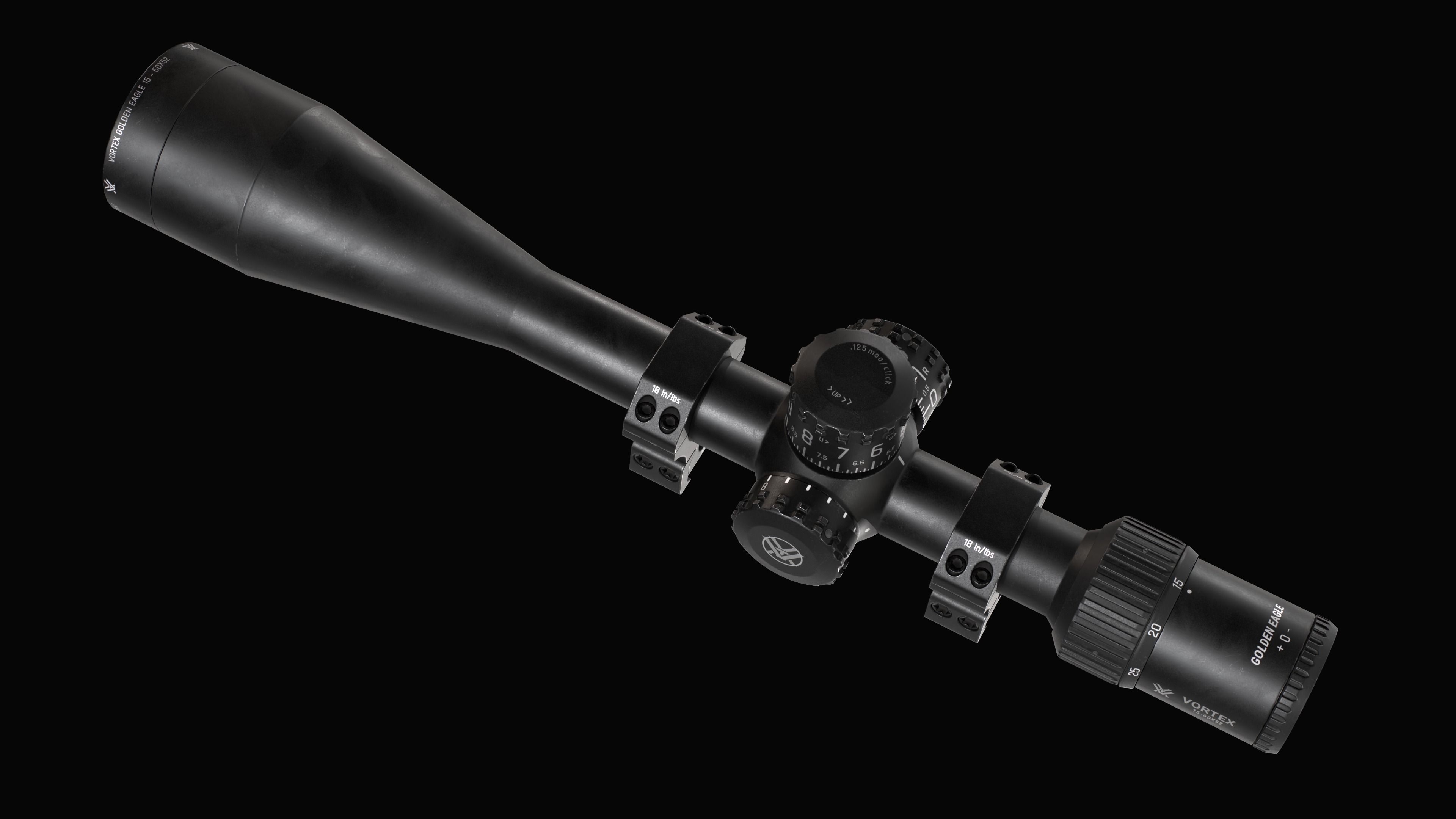 Variable optic rifle scope Vortex GOLDEN EAGLE Low-poly 3D model_13