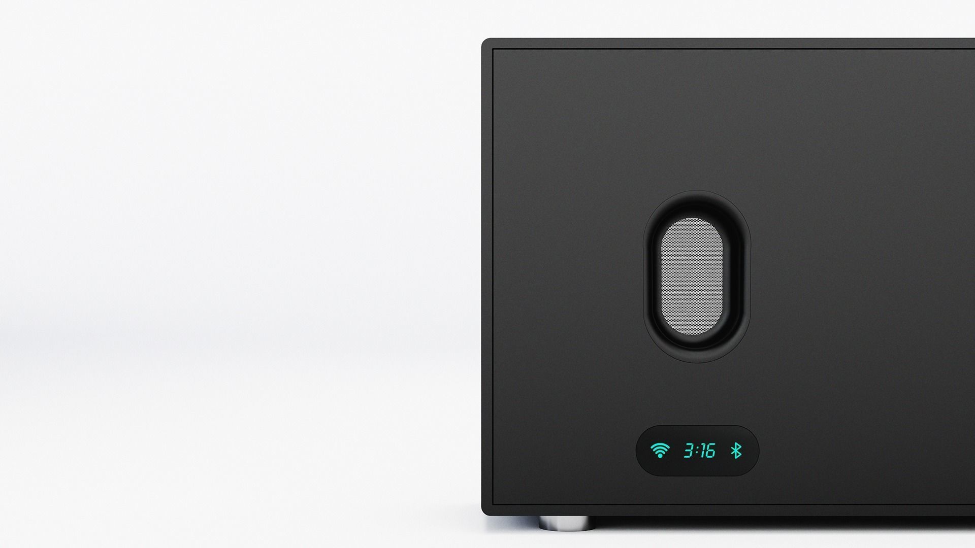 Audio System nf7 black Low-poly 3D model_2