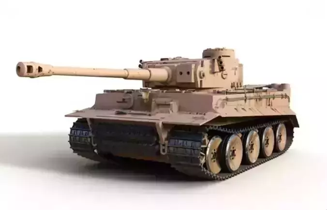 Tiger Tank 3D model 3D print model