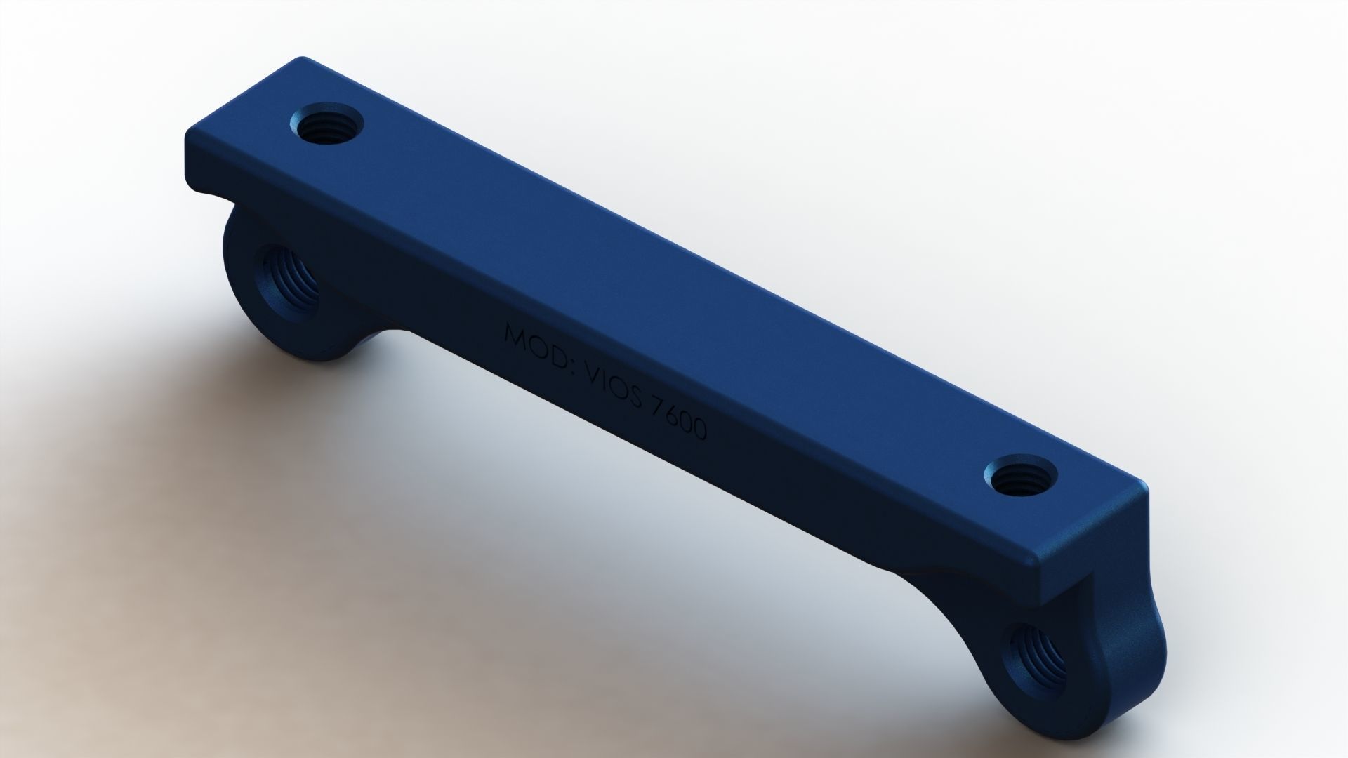 Aluminium Brake Caliper Adapter Bracket for Various Models 3D model_42