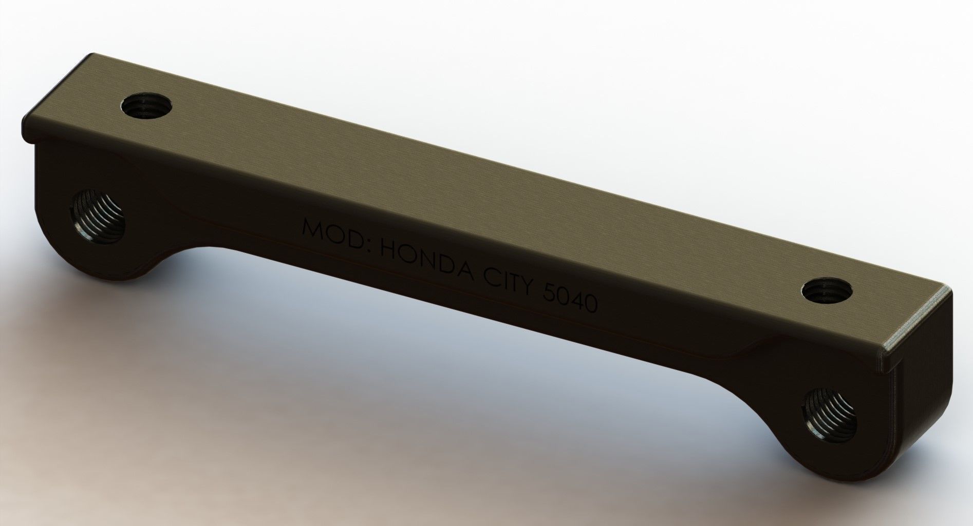 Aluminium Brake Caliper Adapter Bracket for Various Models 3D model_9