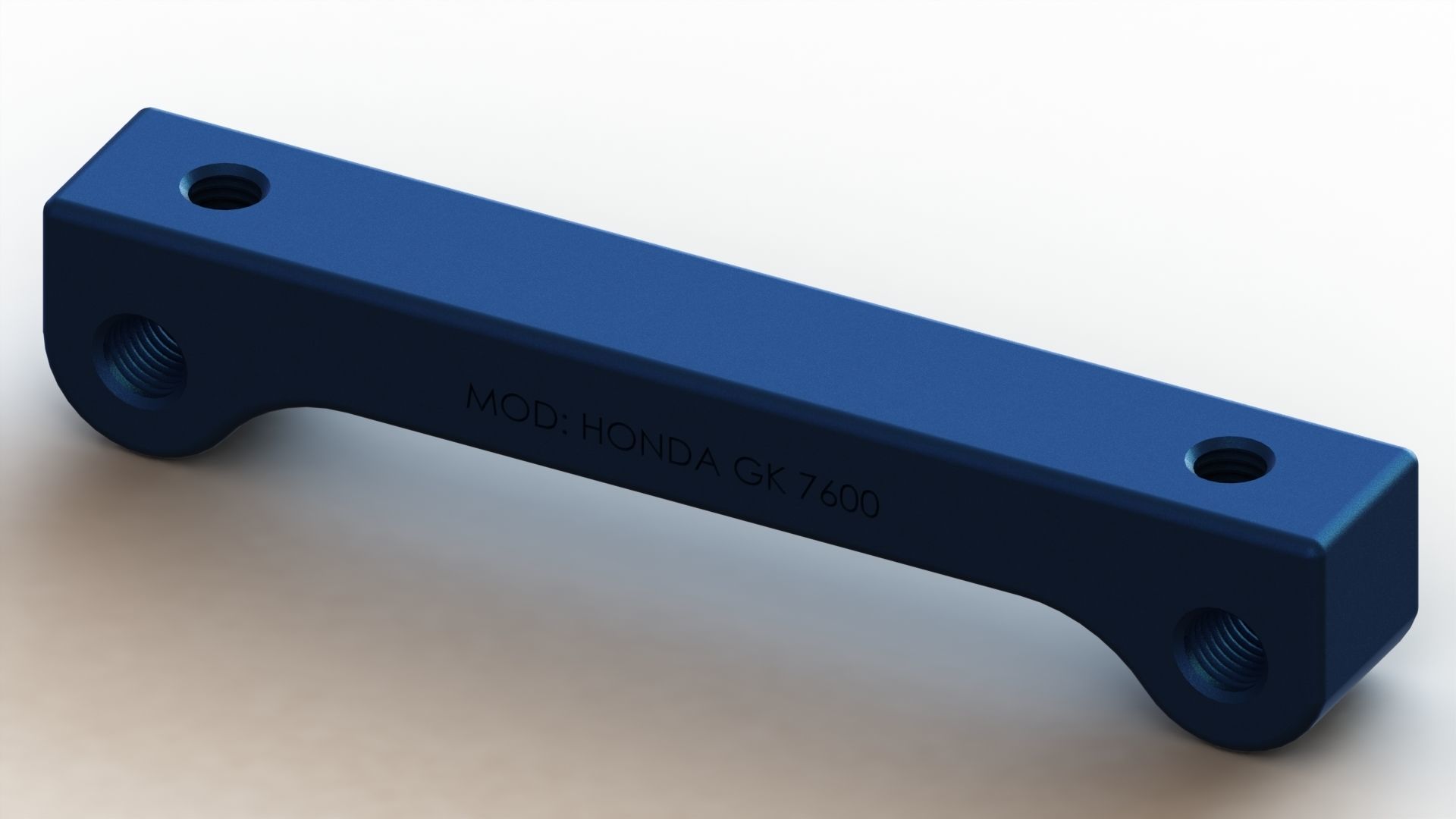 Aluminium Brake Caliper Adapter Bracket for Various Models 3D model_21