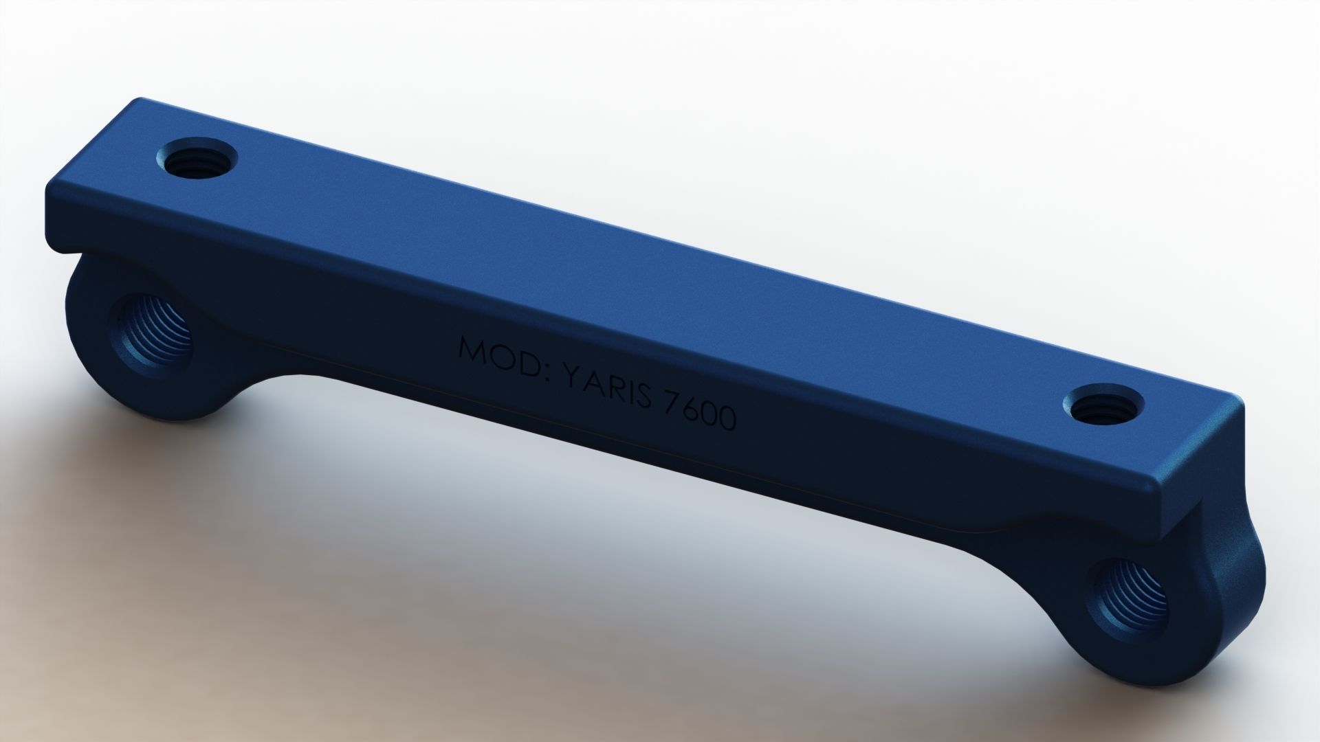 Aluminium Brake Caliper Adapter Bracket for Various Models 3D model_48