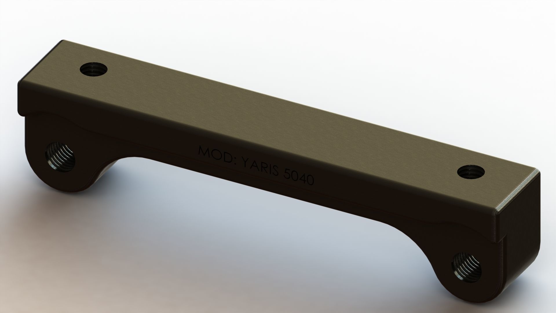 Aluminium Brake Caliper Adapter Bracket for Various Models 3D model_45