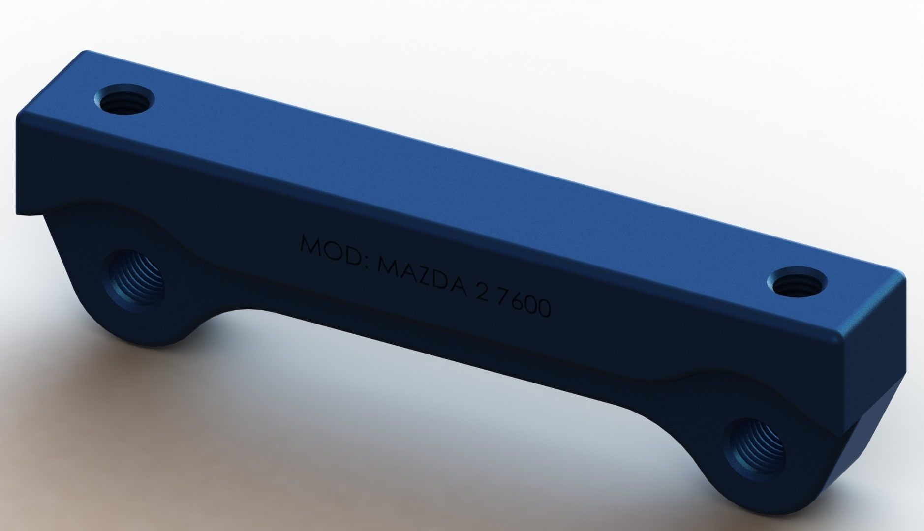 Aluminium Brake Caliper Adapter Bracket for Various Models 3D model_30