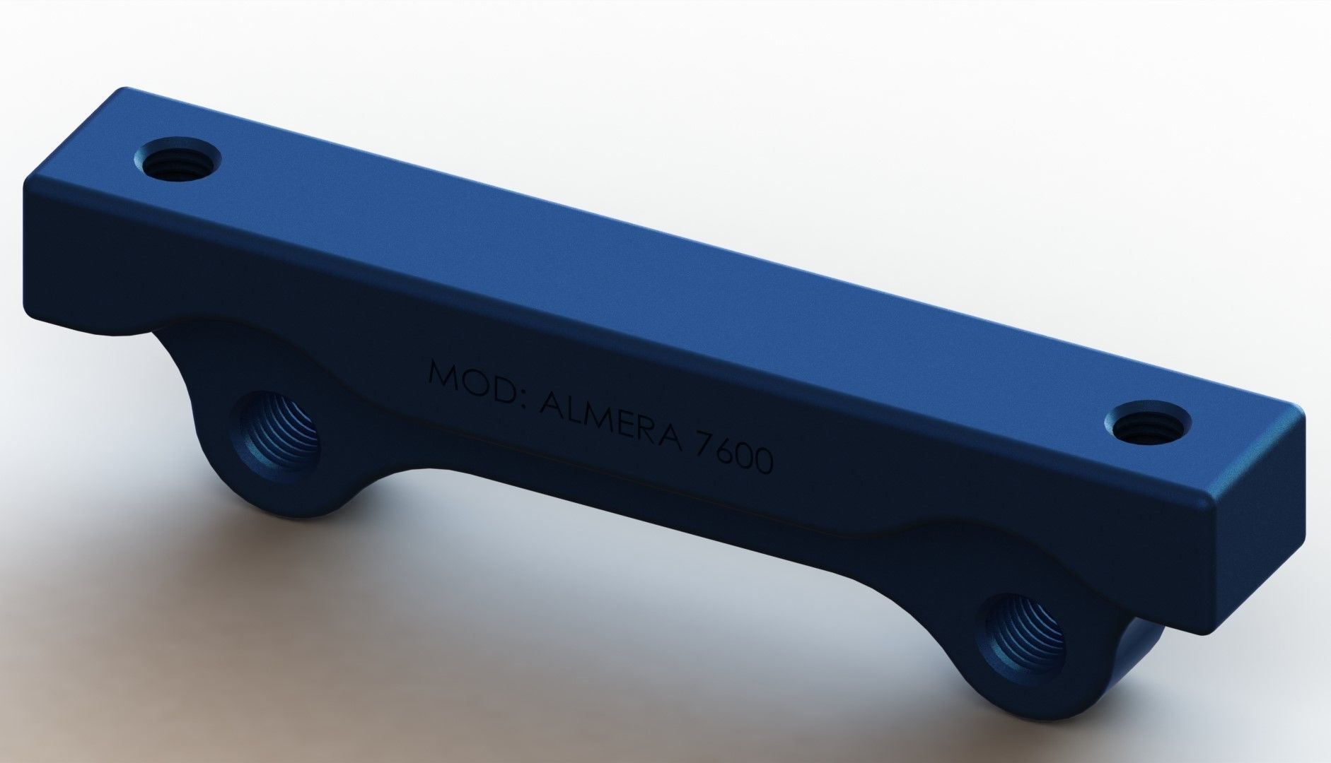 Aluminium Brake Caliper Adapter Bracket for Various Models 3D model_6