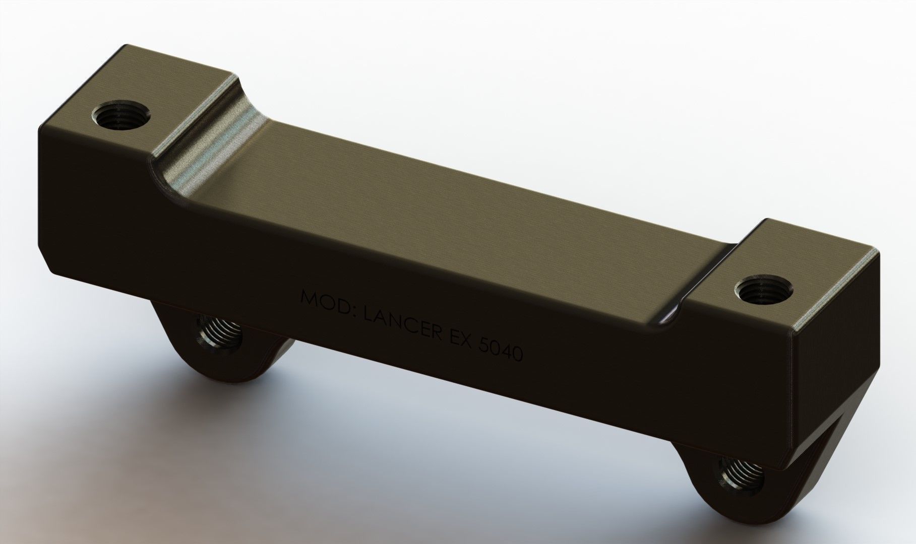 Aluminium Brake Caliper Adapter Bracket for Various Models 3D model_24