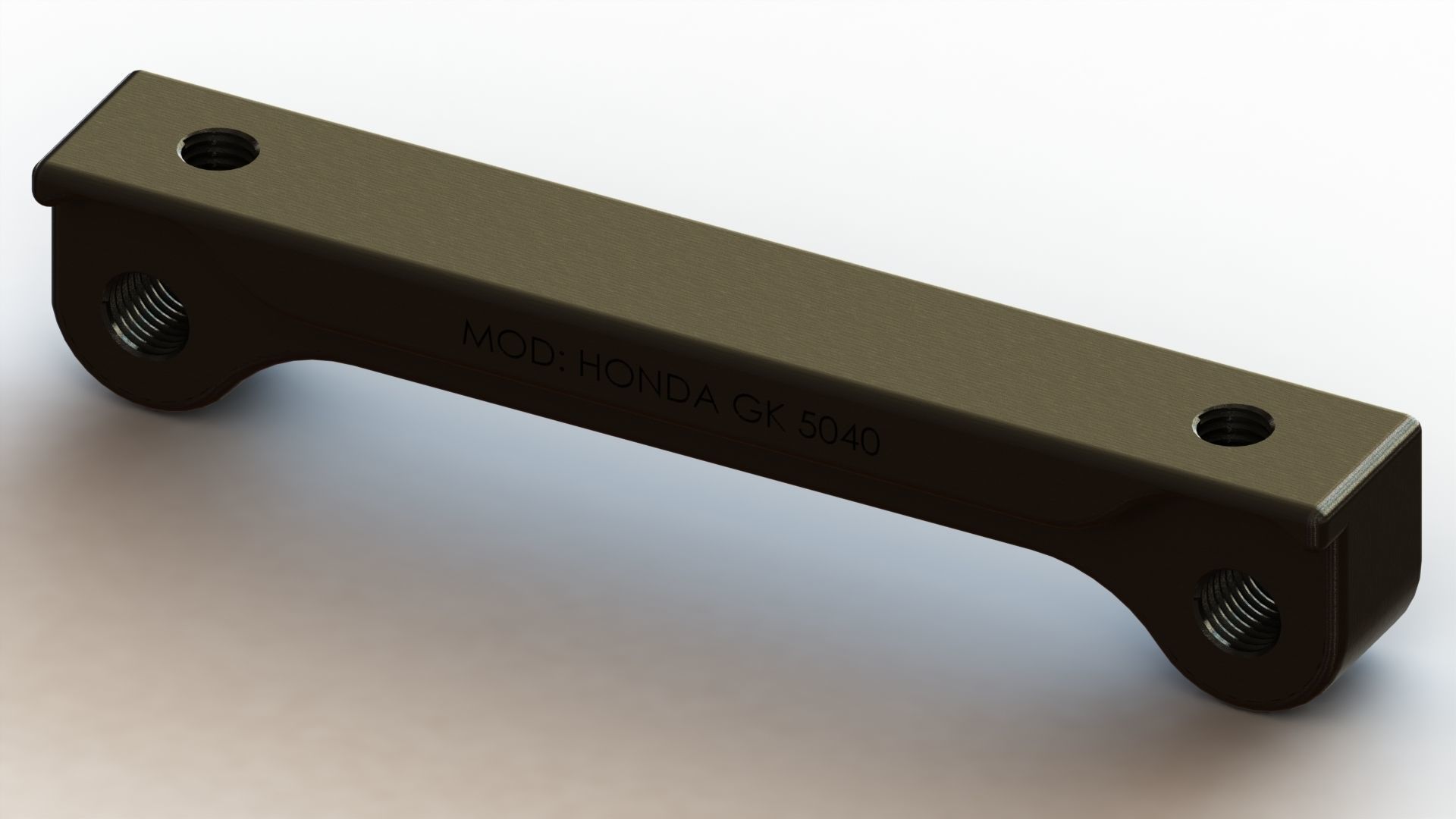 Aluminium Brake Caliper Adapter Bracket for Various Models 3D model_18