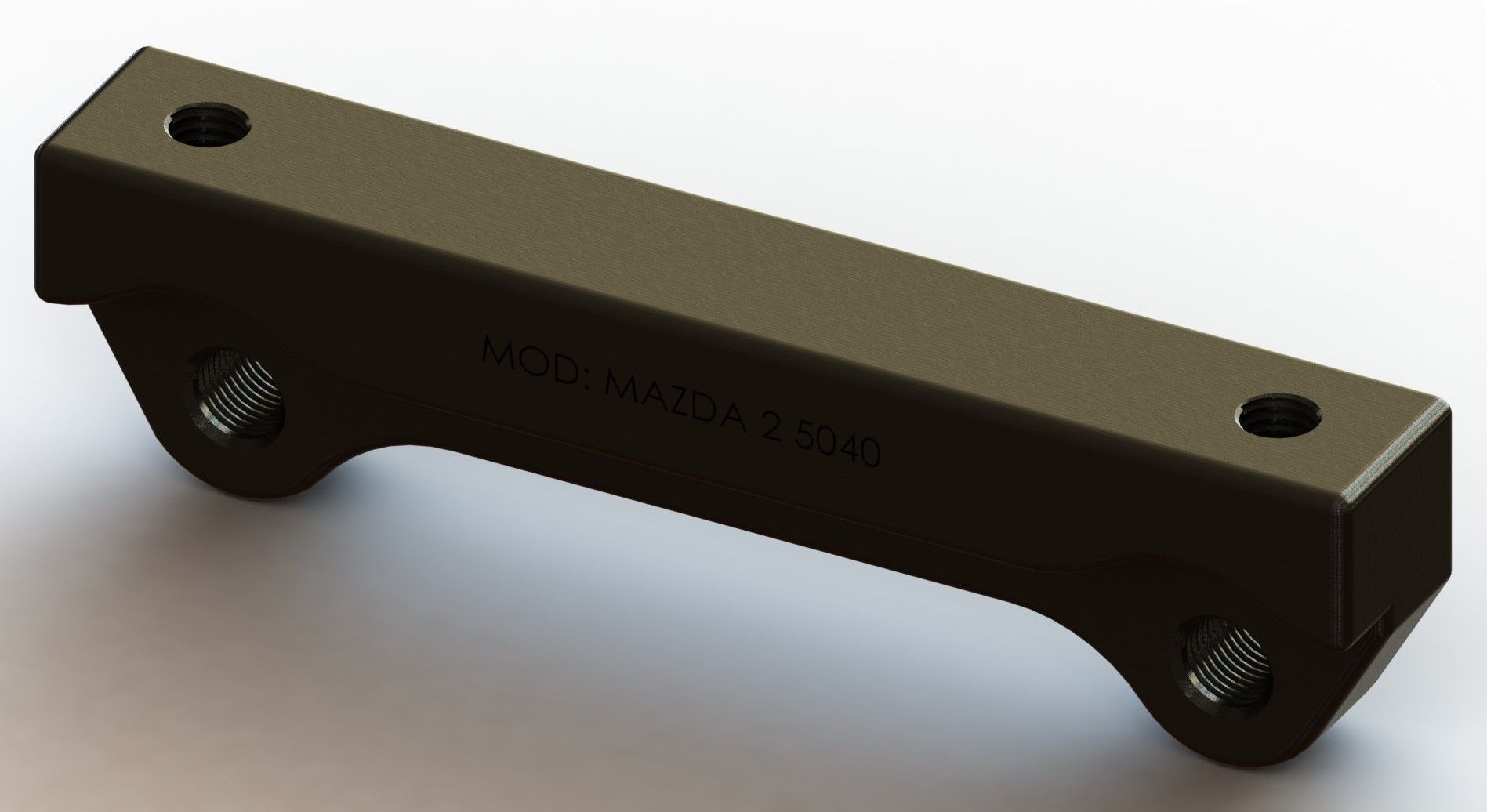 Aluminium Brake Caliper Adapter Bracket for Various Models 3D model_27