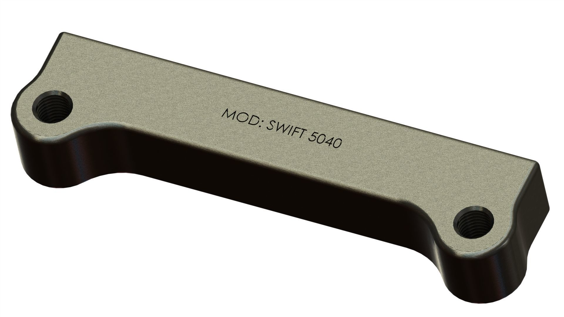 Aluminium Brake Caliper Adapter Bracket for Various Models 3D model_34