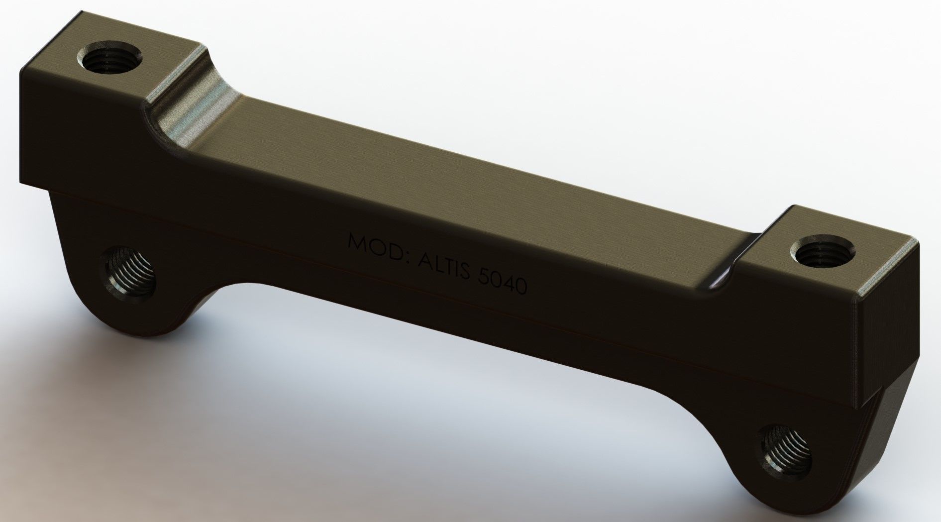 Aluminium Brake Caliper Adapter Bracket for Various Models 3D model_3