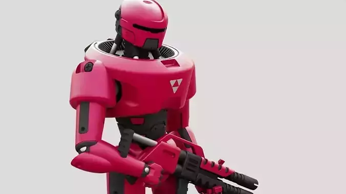 MARS COLONY TROOPER   RIGGED 3D model