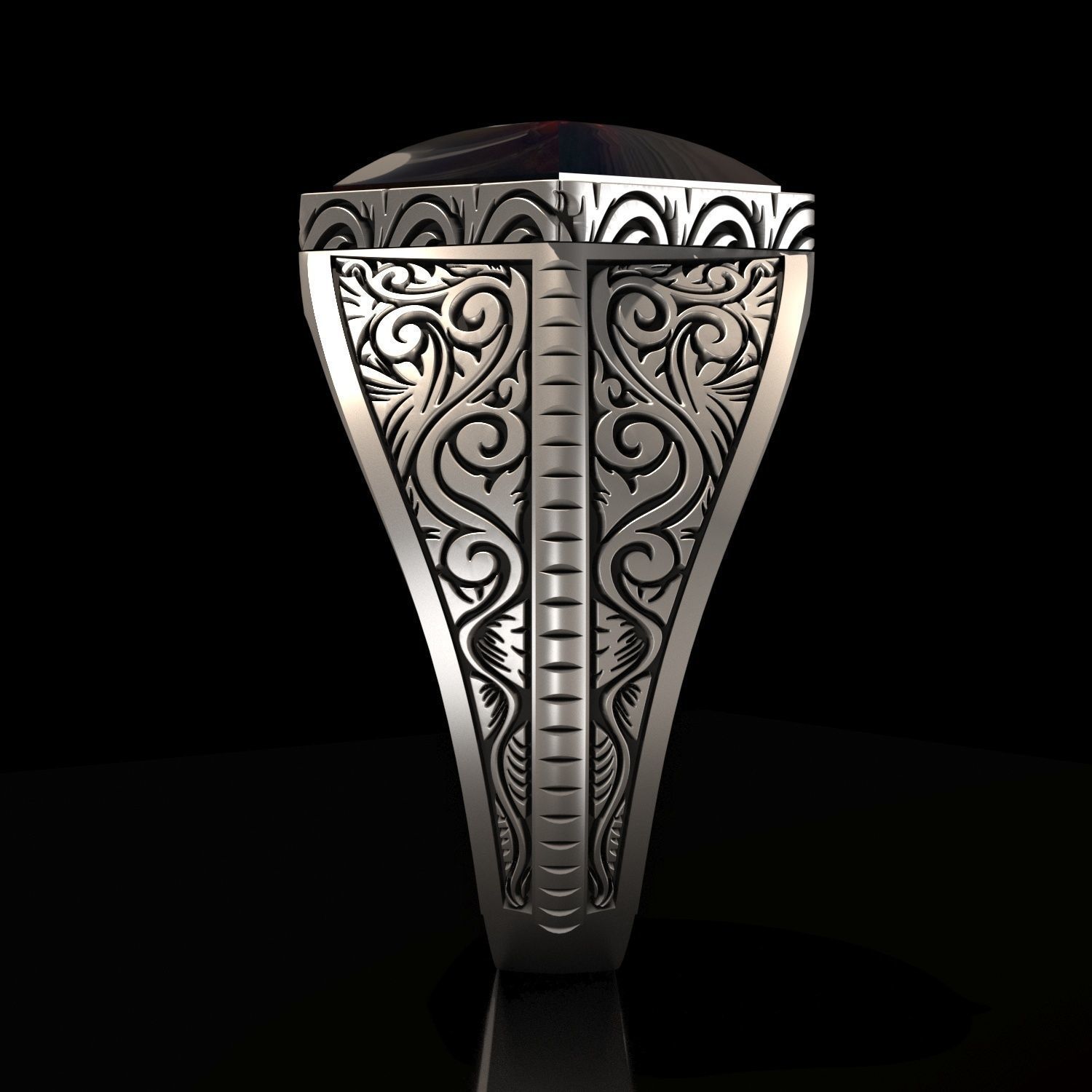 Men Rings 3D print model_2