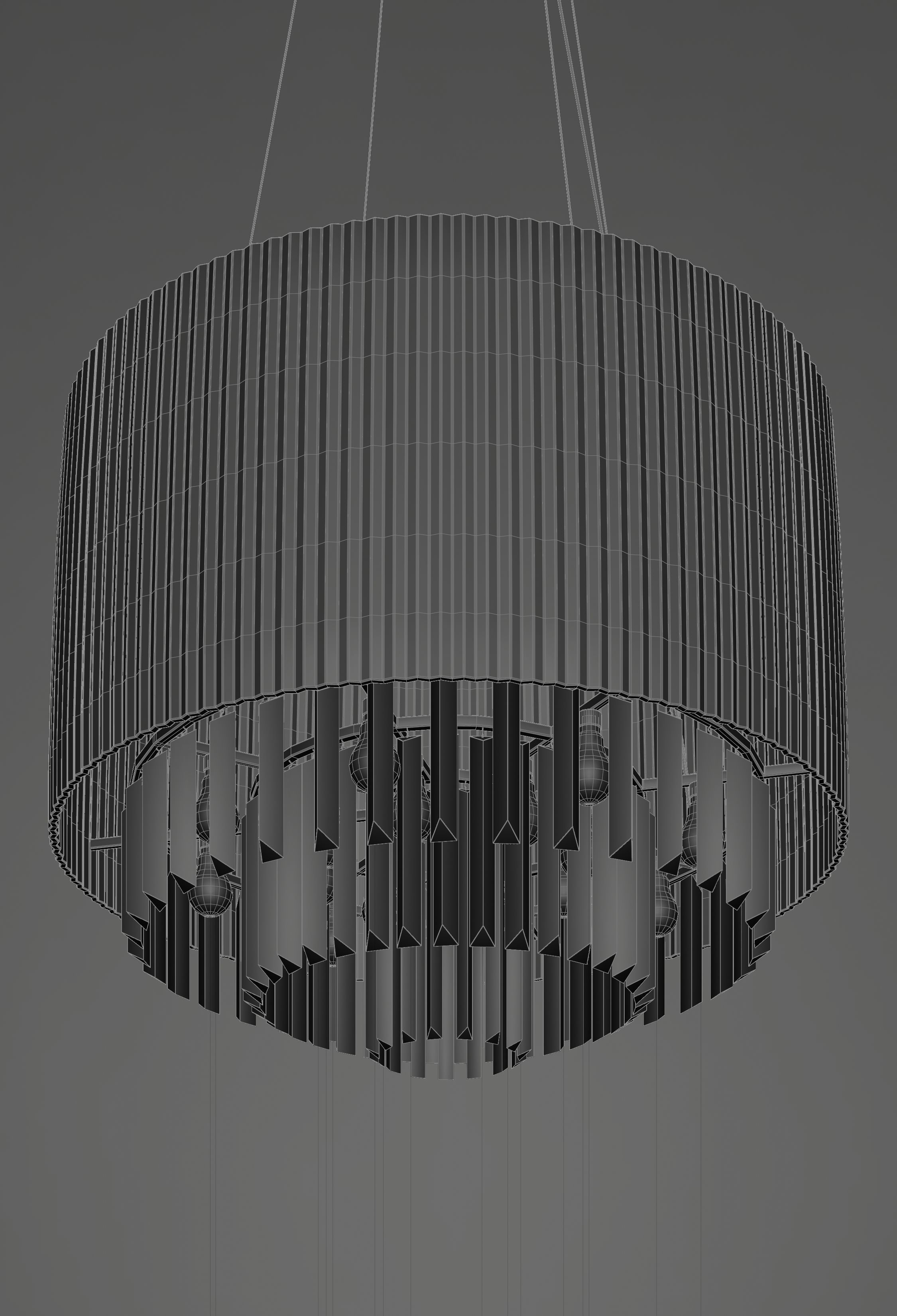 Luxurious Ceiling Lamp 3D model_7