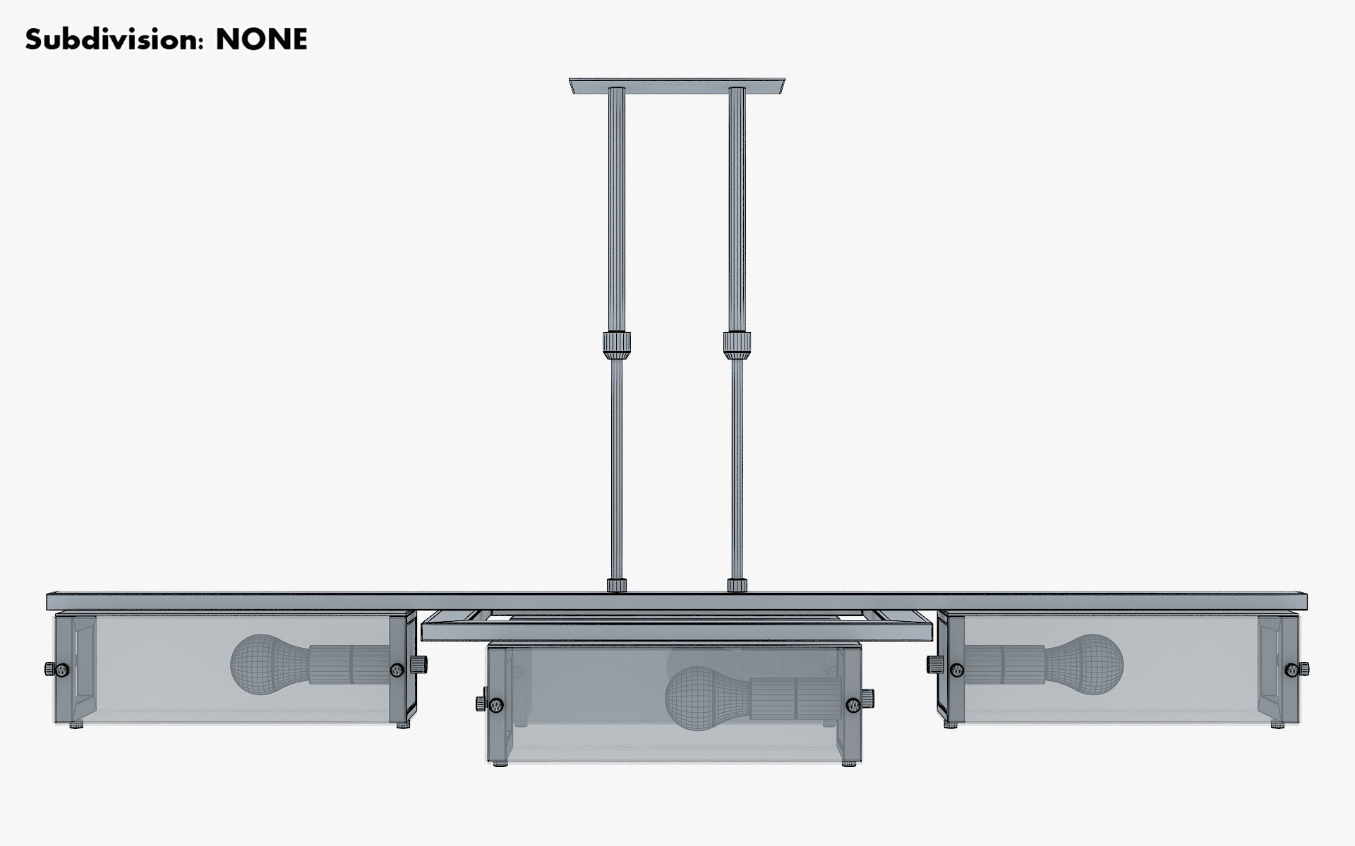 Chandelier Altalusse IL INL-9189P-04 Chrome 3D model_9