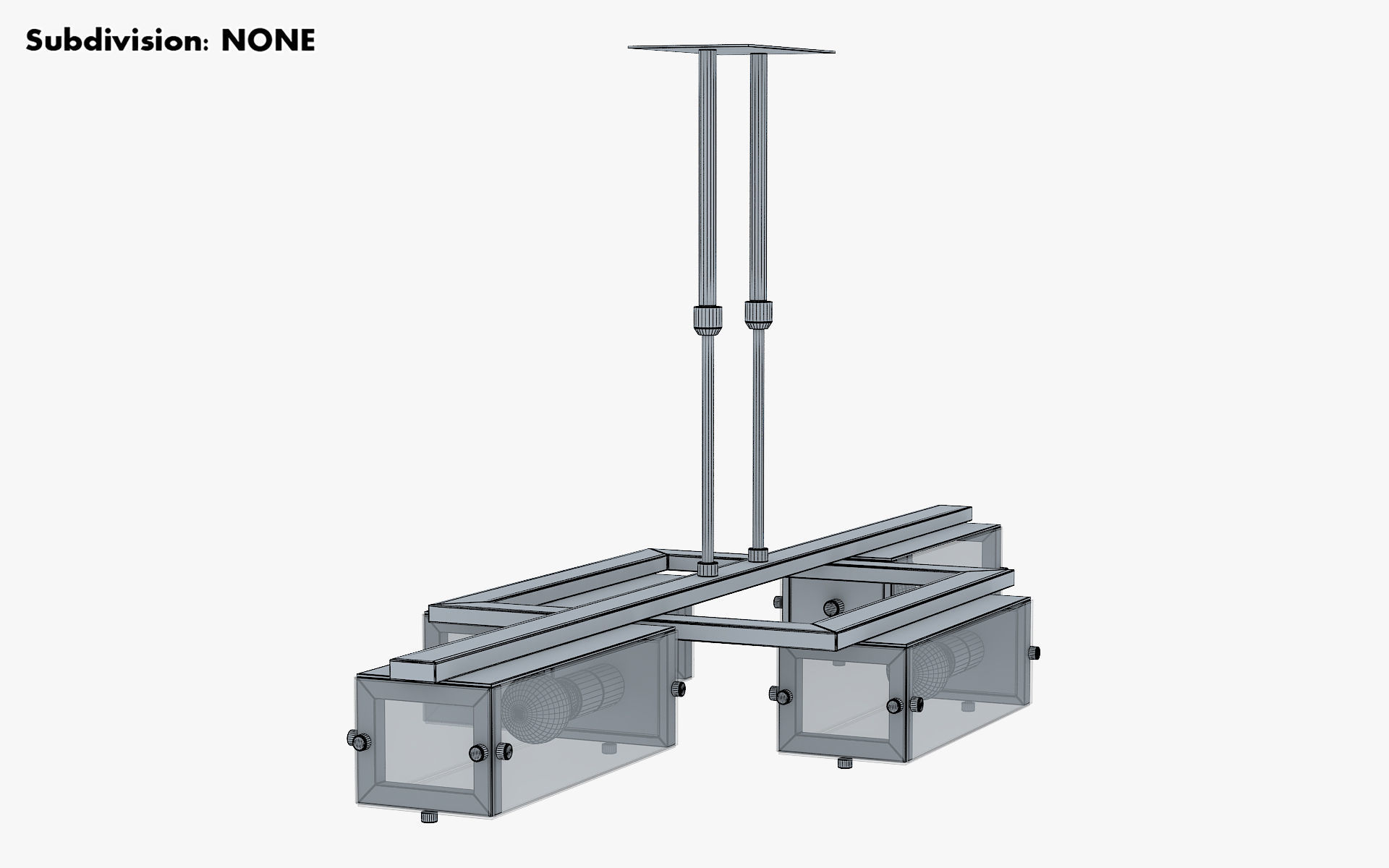 Chandelier Altalusse IL INL-9189P-04 Chrome 3D model_10