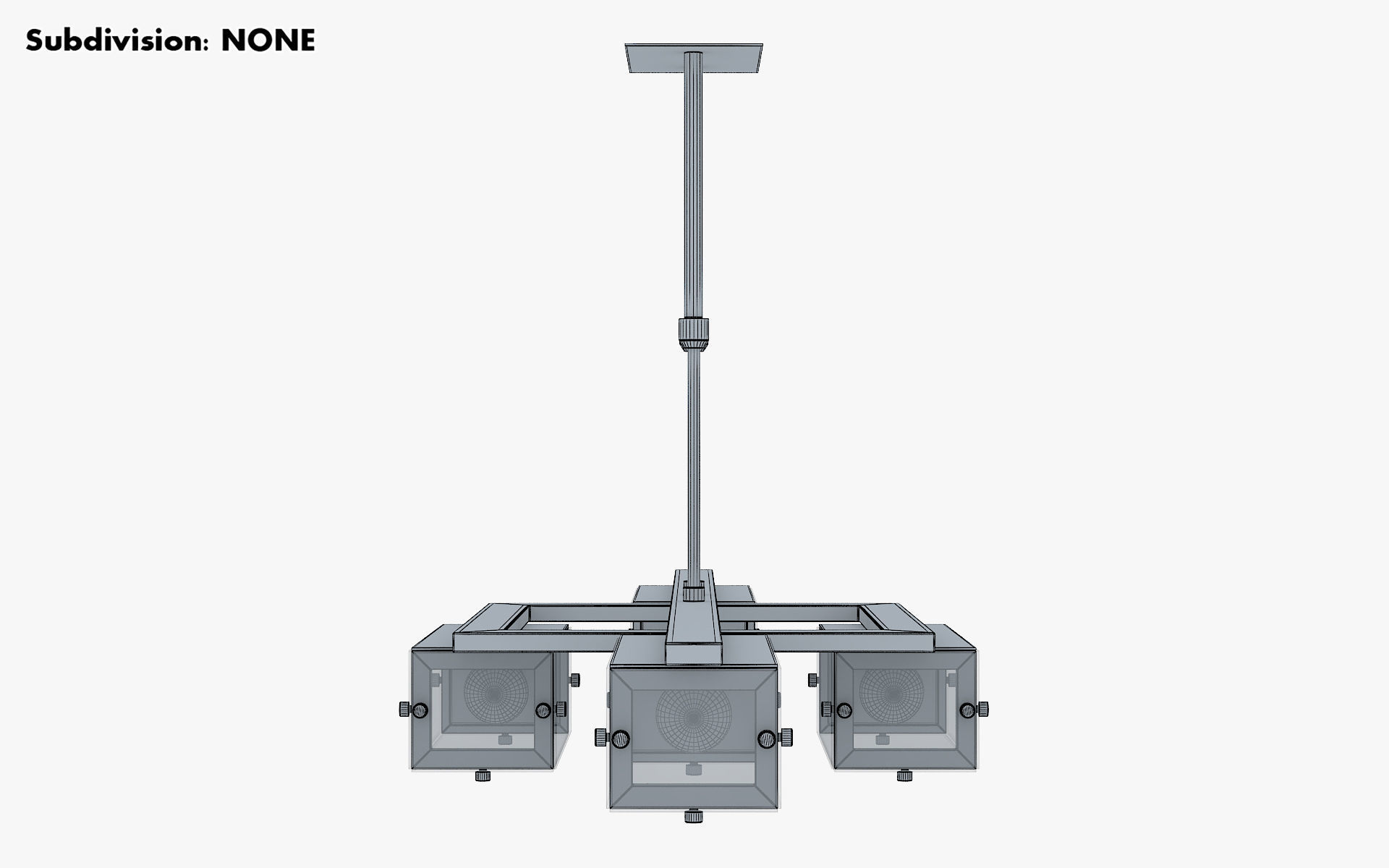 Chandelier Altalusse IL INL-9189P-04 Chrome 3D model_11