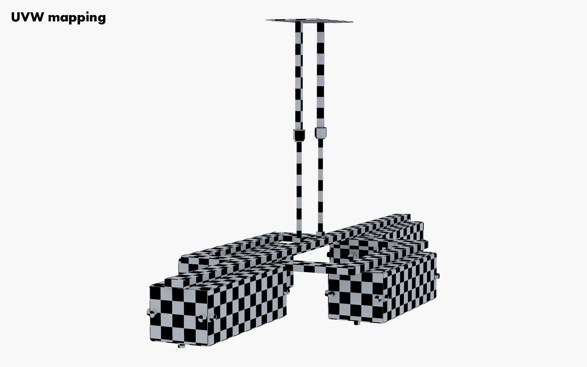 Chandelier Altalusse IL INL-9189P-04 Chrome 3D model_13