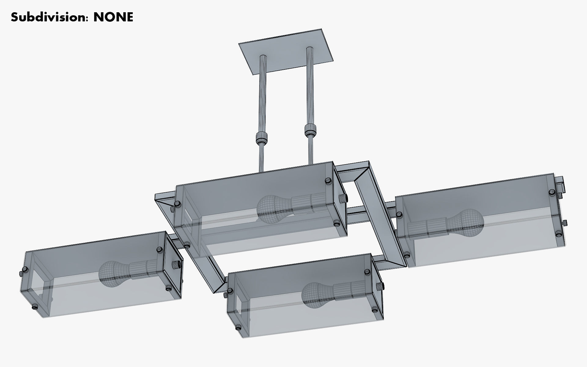Chandelier Altalusse IL INL-9189P-04 Chrome 3D model_8