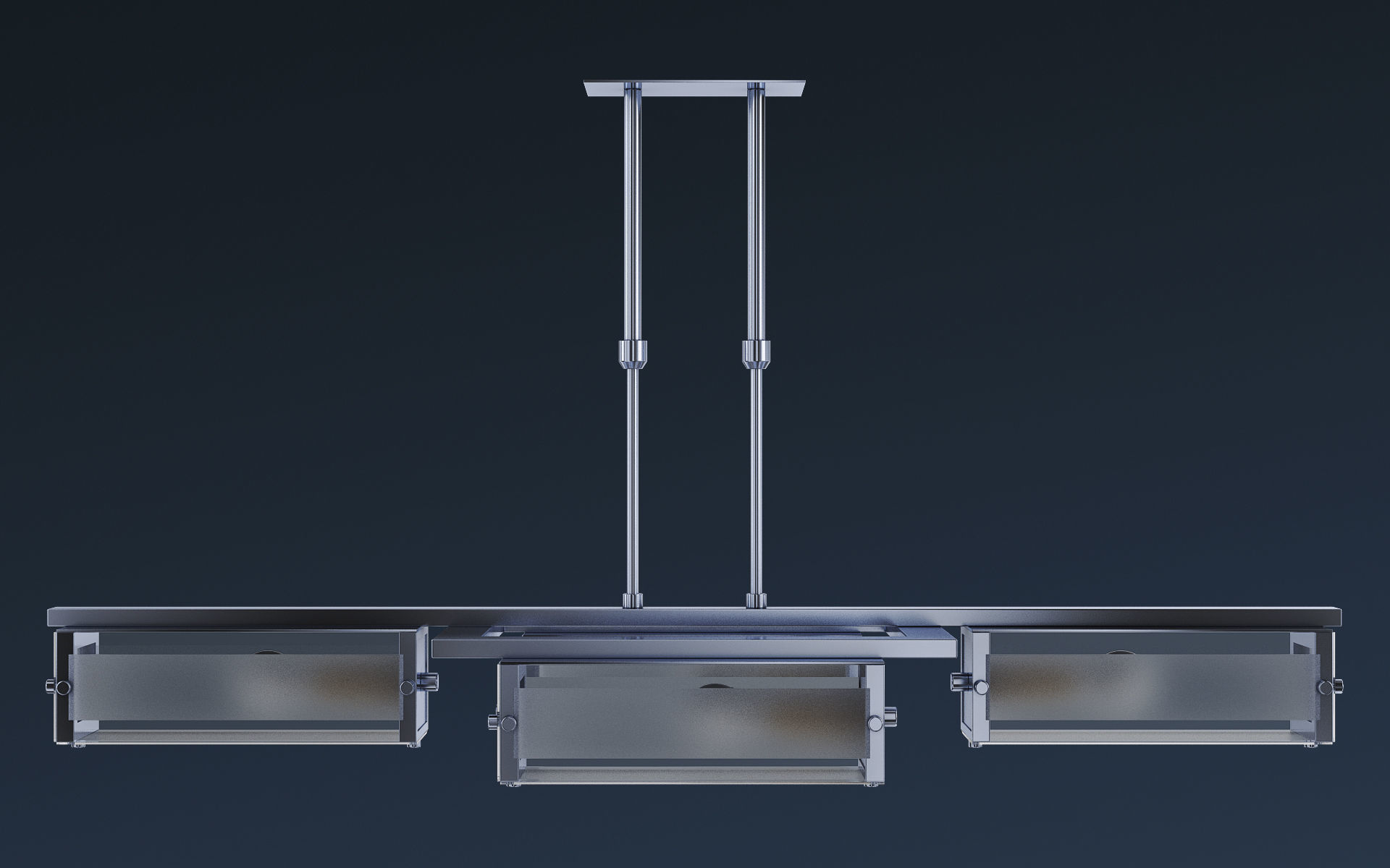 Chandelier Altalusse IL INL-9189P-04 Chrome 3D model_3