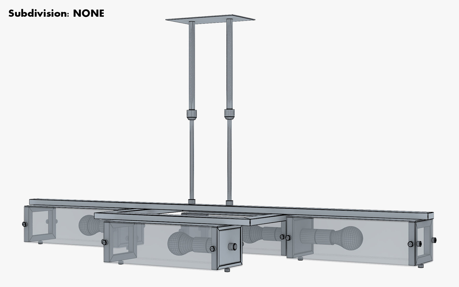 Chandelier Altalusse IL INL-9189P-04 Chrome 3D model_7
